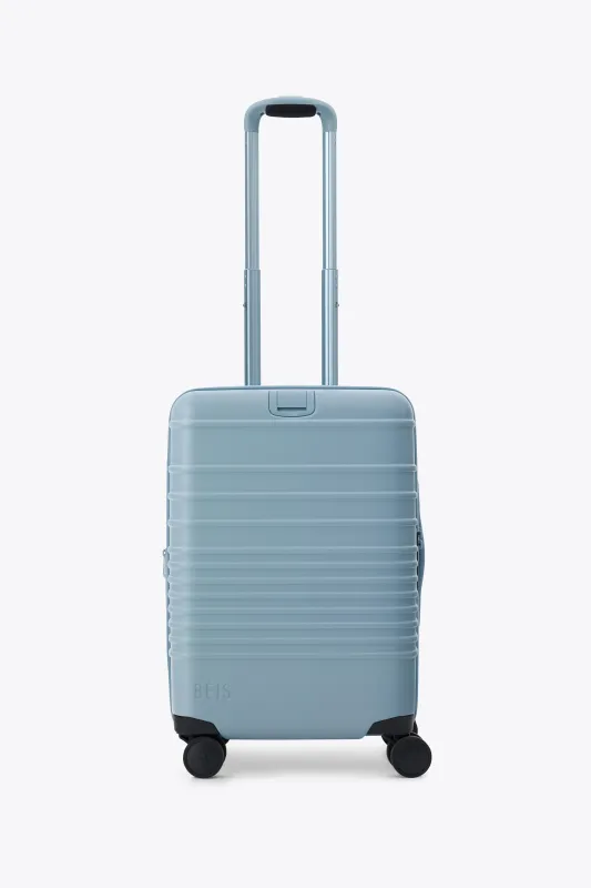 Gap x BÉIS The Carry-On Roller in Denim Blue sold by Beis
