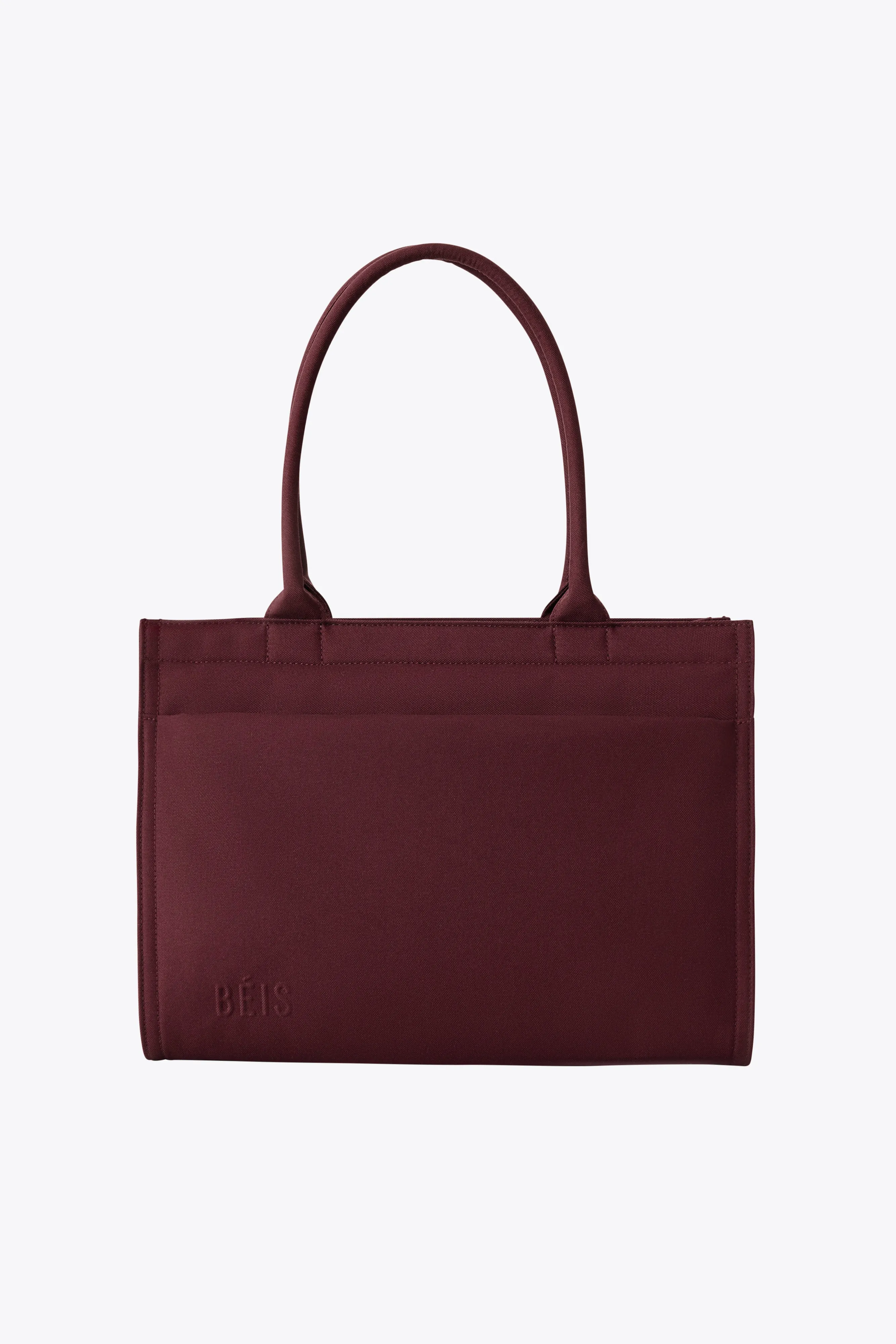 The Book Tote in Burgundy sold by Beis product image thumbnail 3