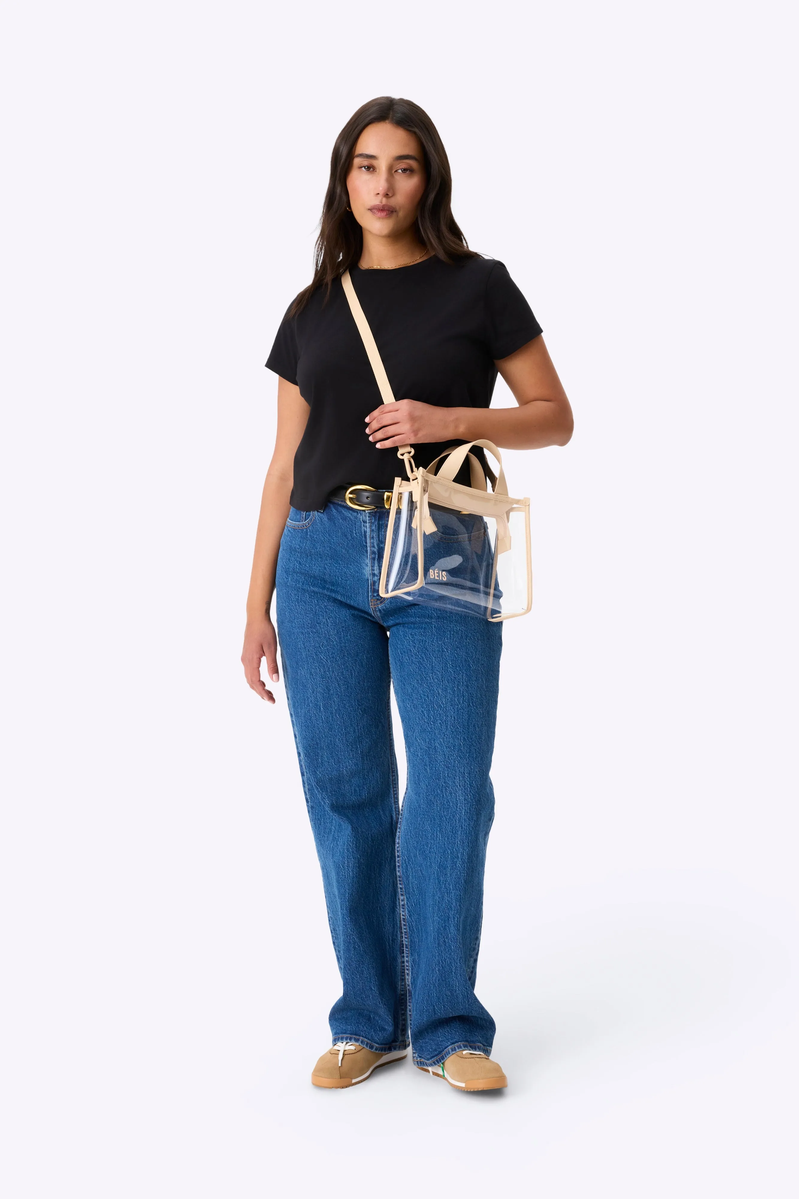 The Stadium Crossbody in Beige sold by Beis product image thumbnail 4