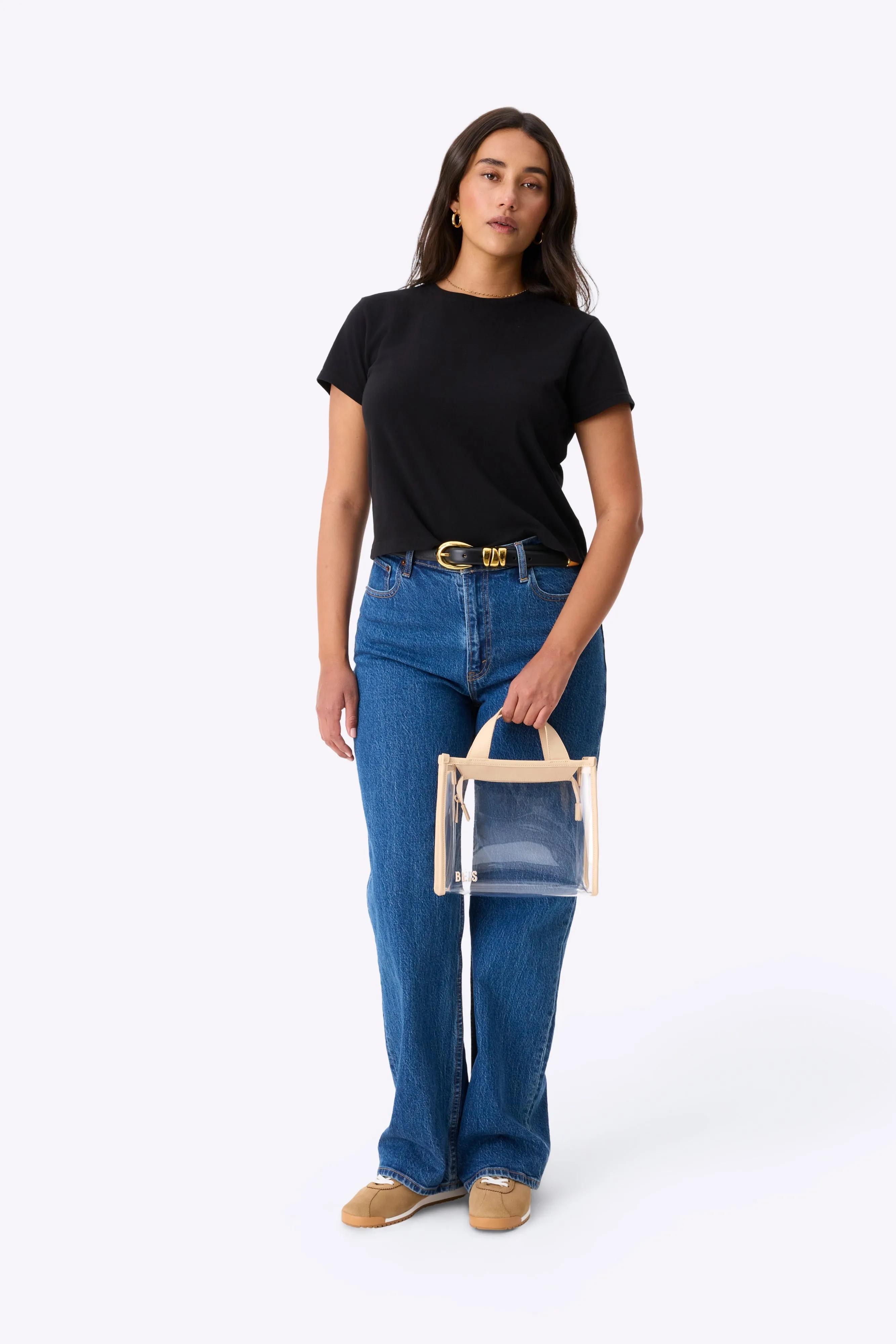 The Stadium Crossbody in Beige sold by Beis product image thumbnail 5