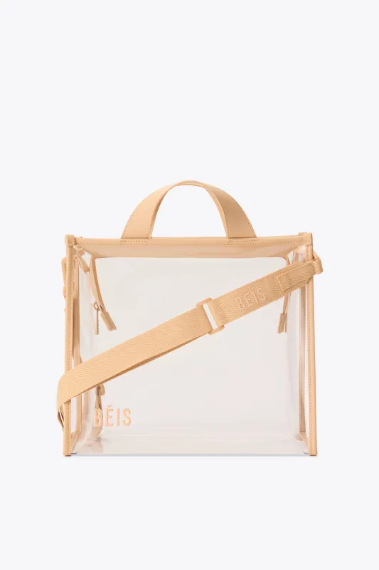 The Stadium Tote in Beige sold by Beis