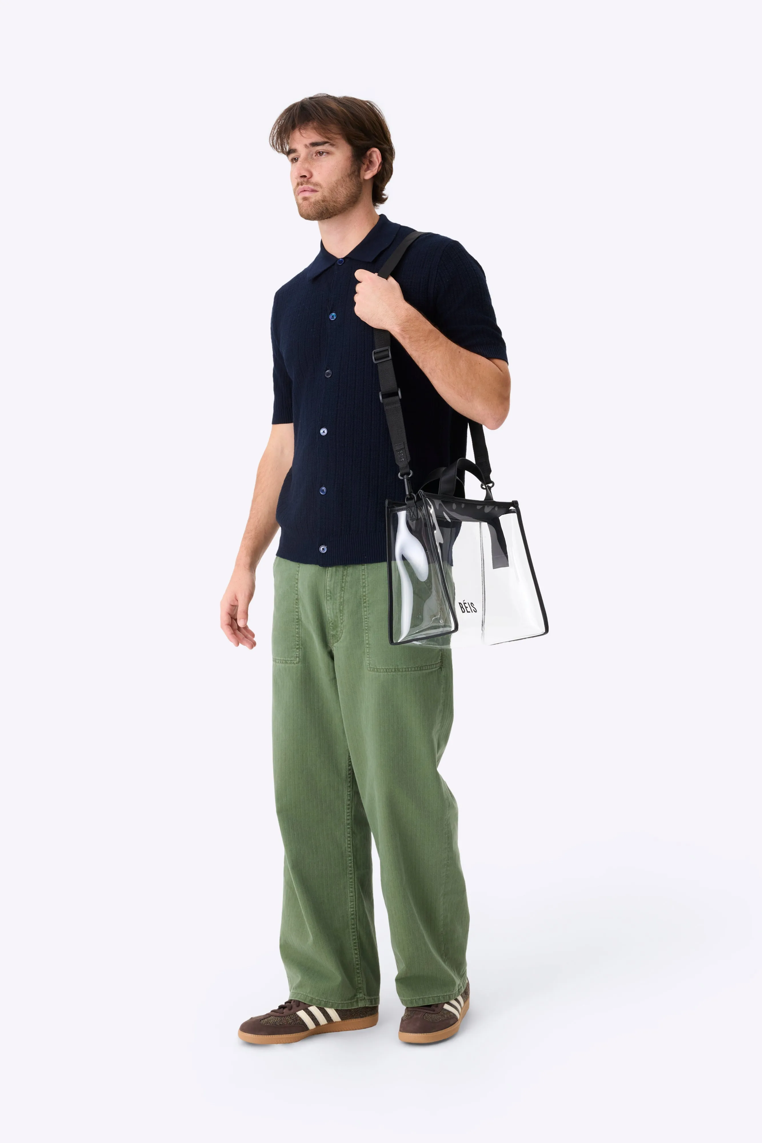 The Stadium Tote in Black sold by Beis product image thumbnail 4