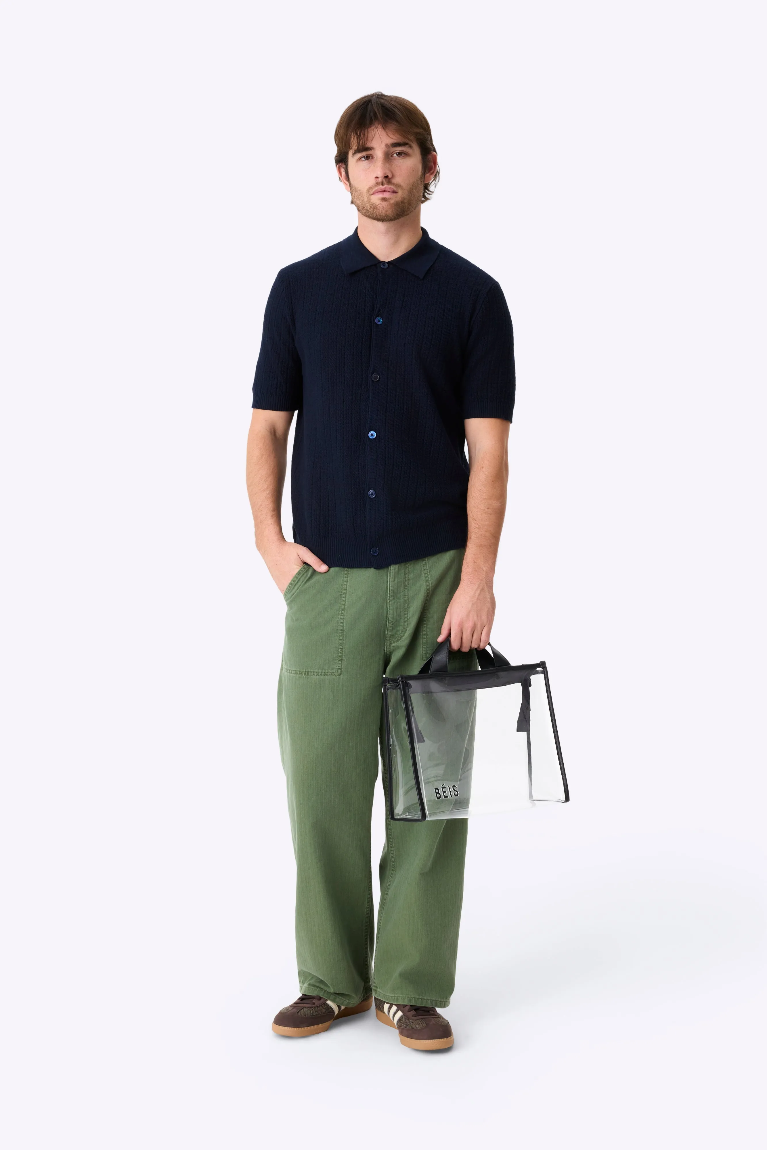 The Stadium Tote in Black sold by Beis product image thumbnail 5