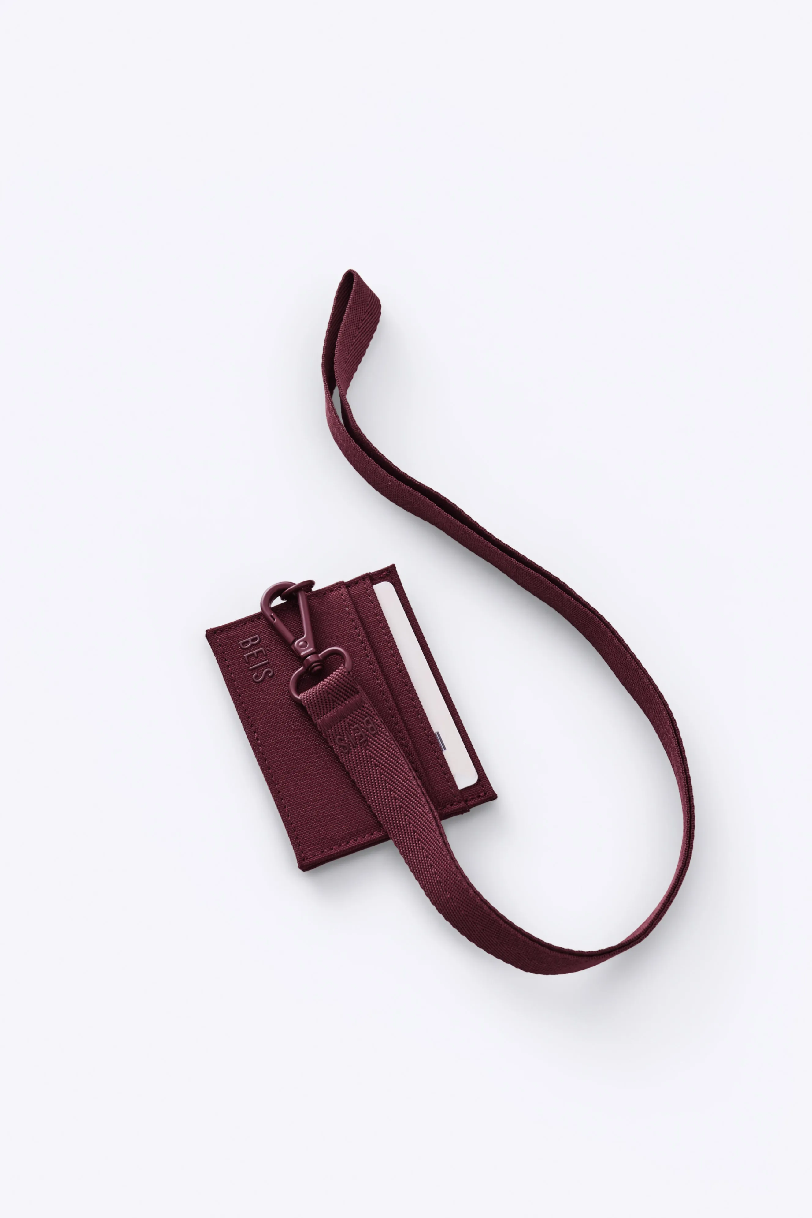 The ID Card Holder in Burgundy sold by Beis product image thumbnail 4