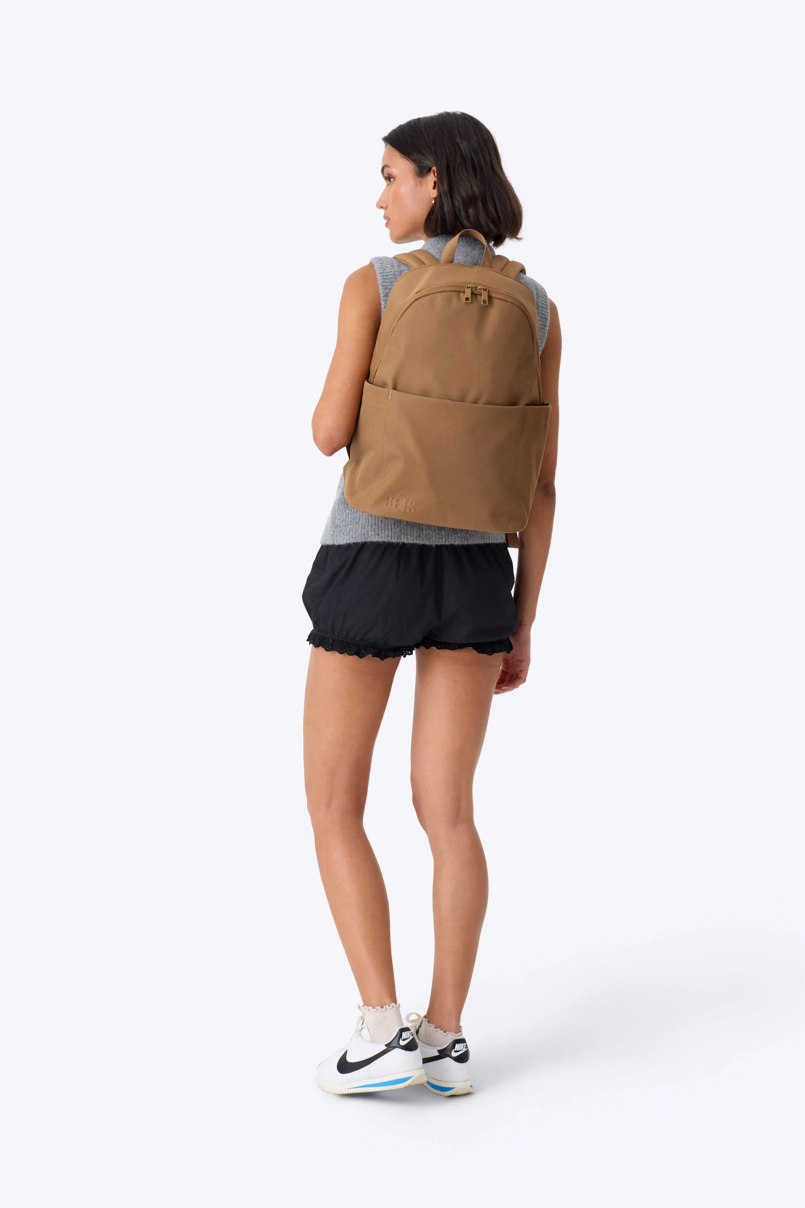 The Classic Backpack in Camel sold by Beis product image thumbnail 4