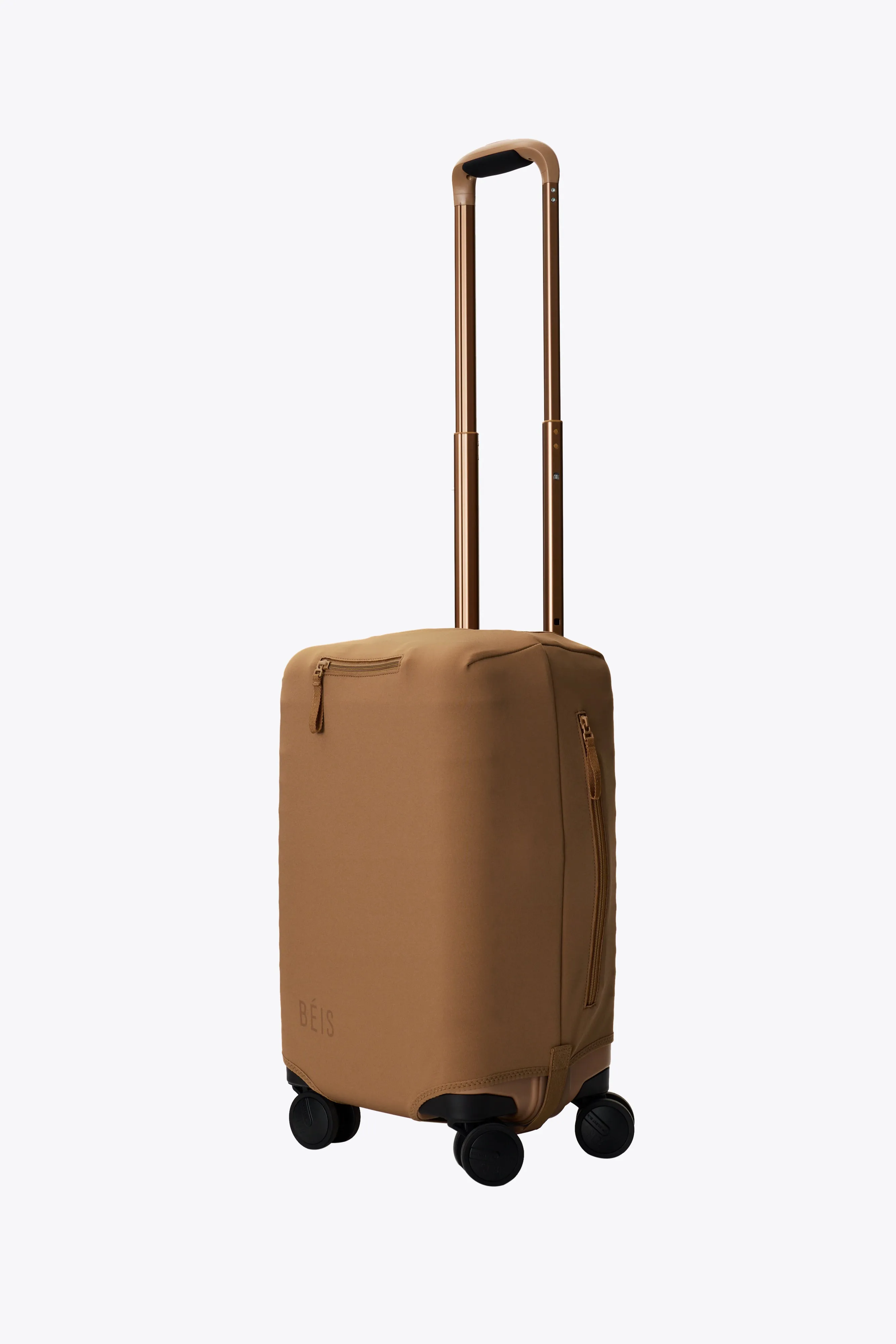 The Small Carry-On Luggage Cover in Camel sold by Beis product image thumbnail 2