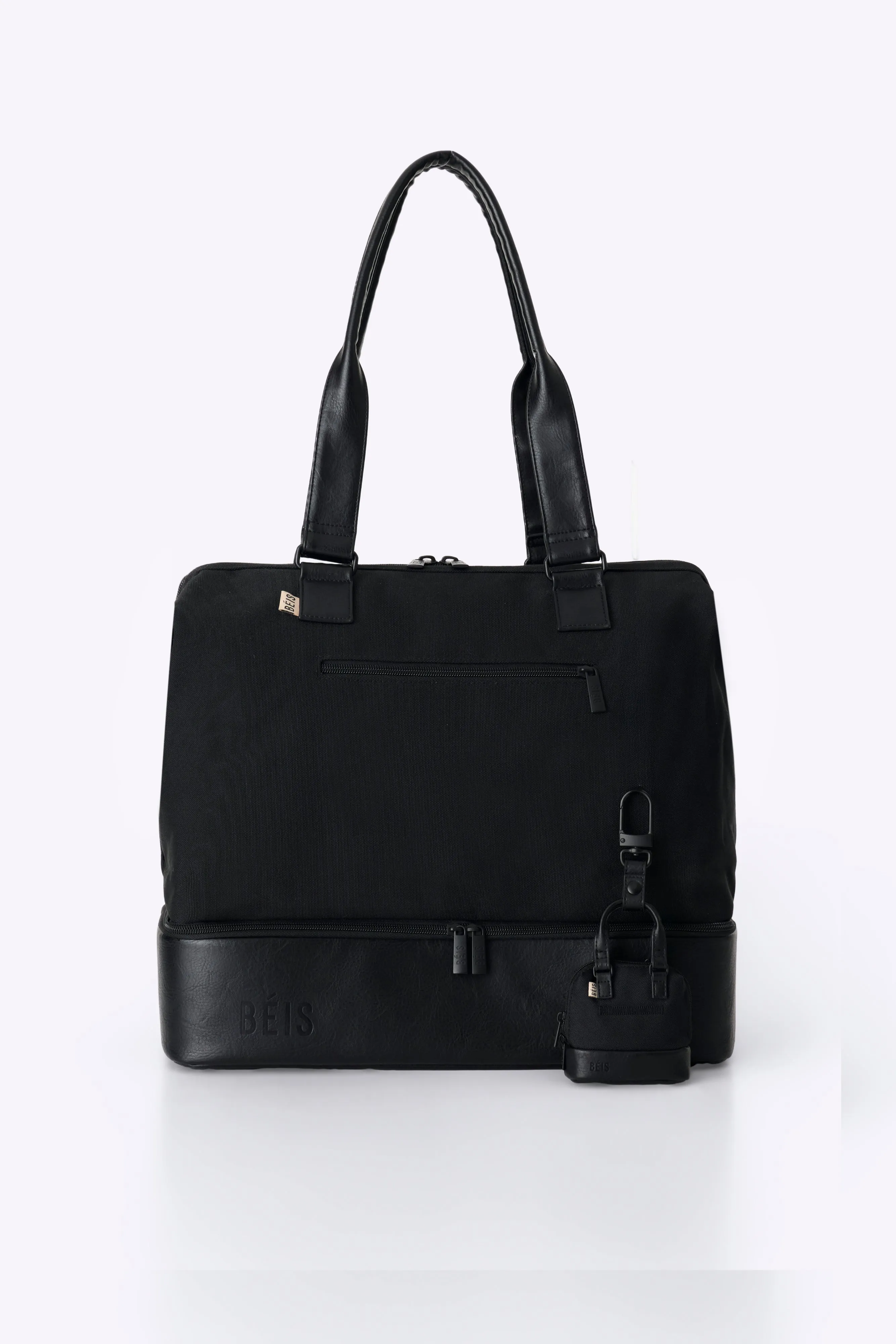 The Micro Weekender Charm in Black sold by Beis product image thumbnail 4