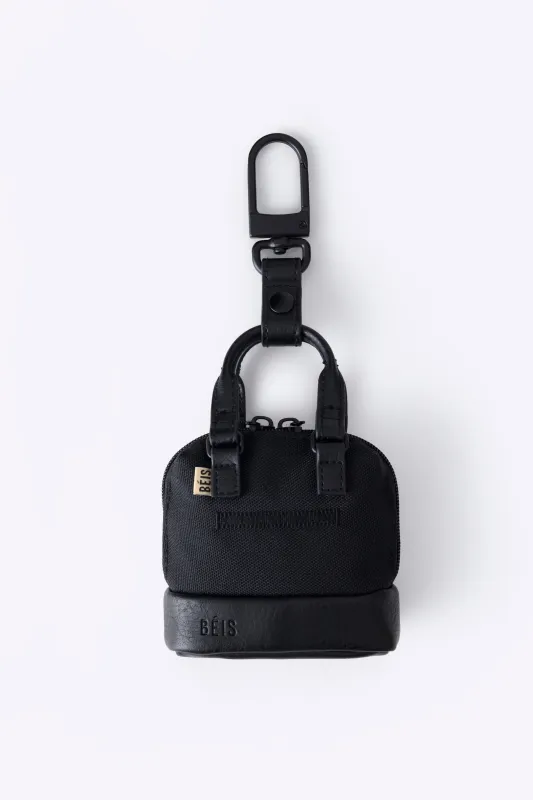 The Micro Weekender Charm in Black made by Beis