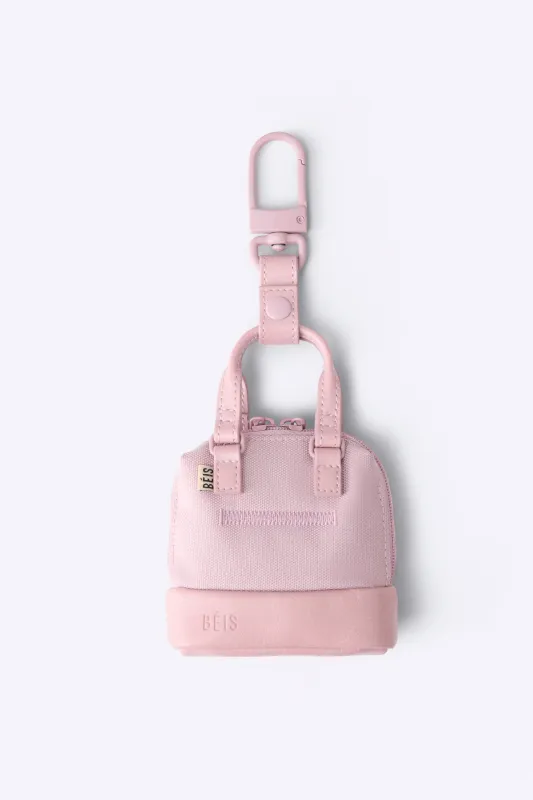 The Micro Weekender Charm in Atlas Pink sold by Beis
