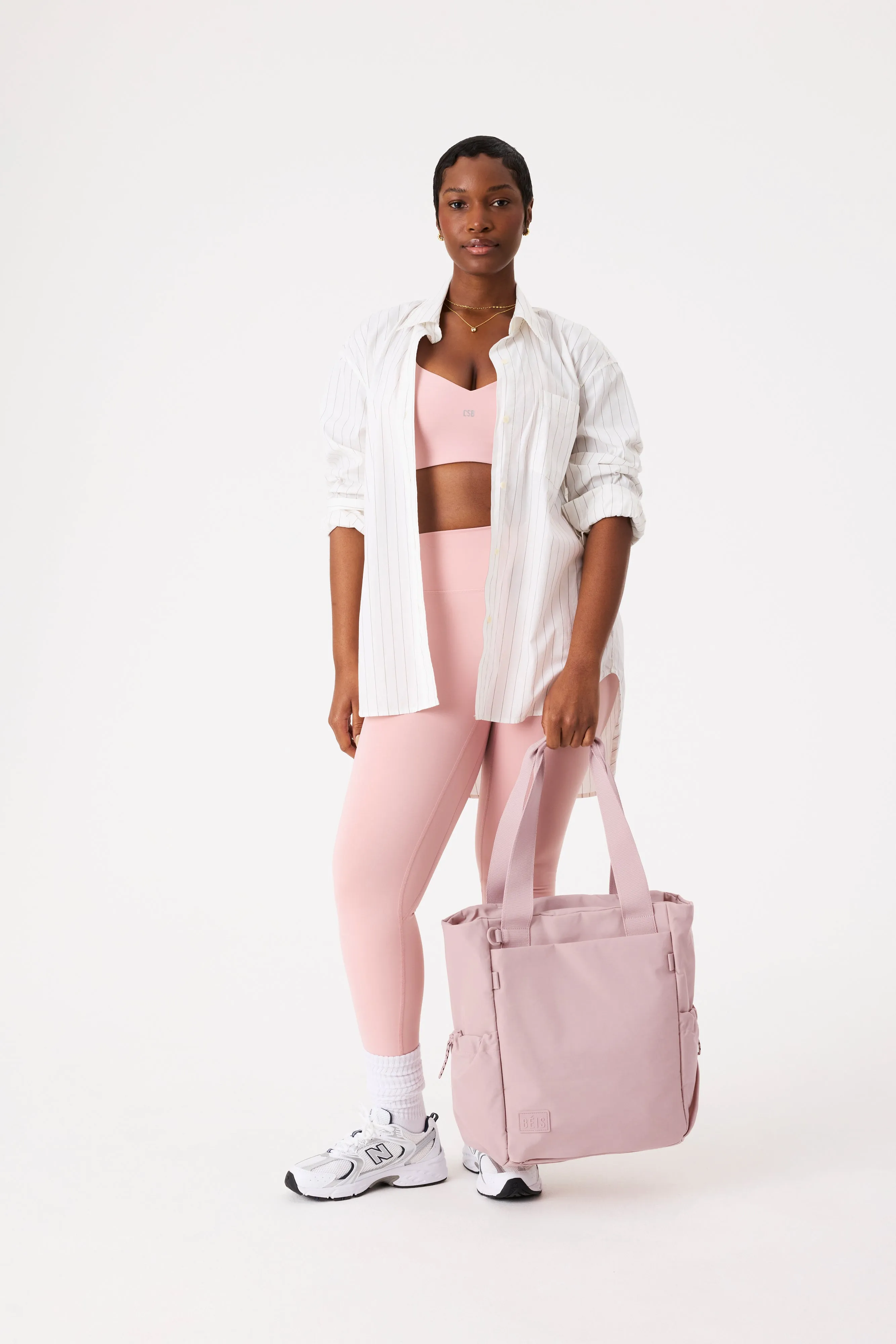The Sport Tote in Atlas Pink sold by Beis product image thumbnail 5