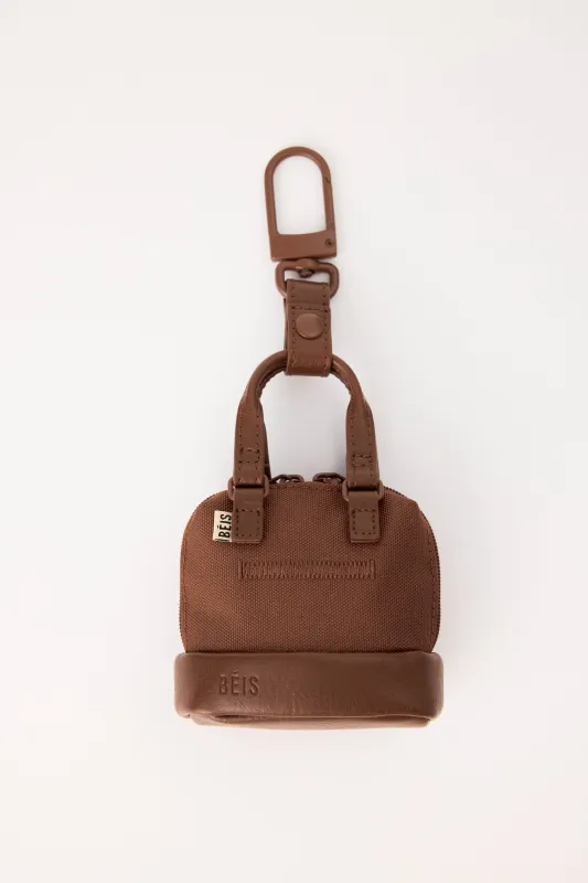 The Micro Weekender Charm in Maple made by Beis