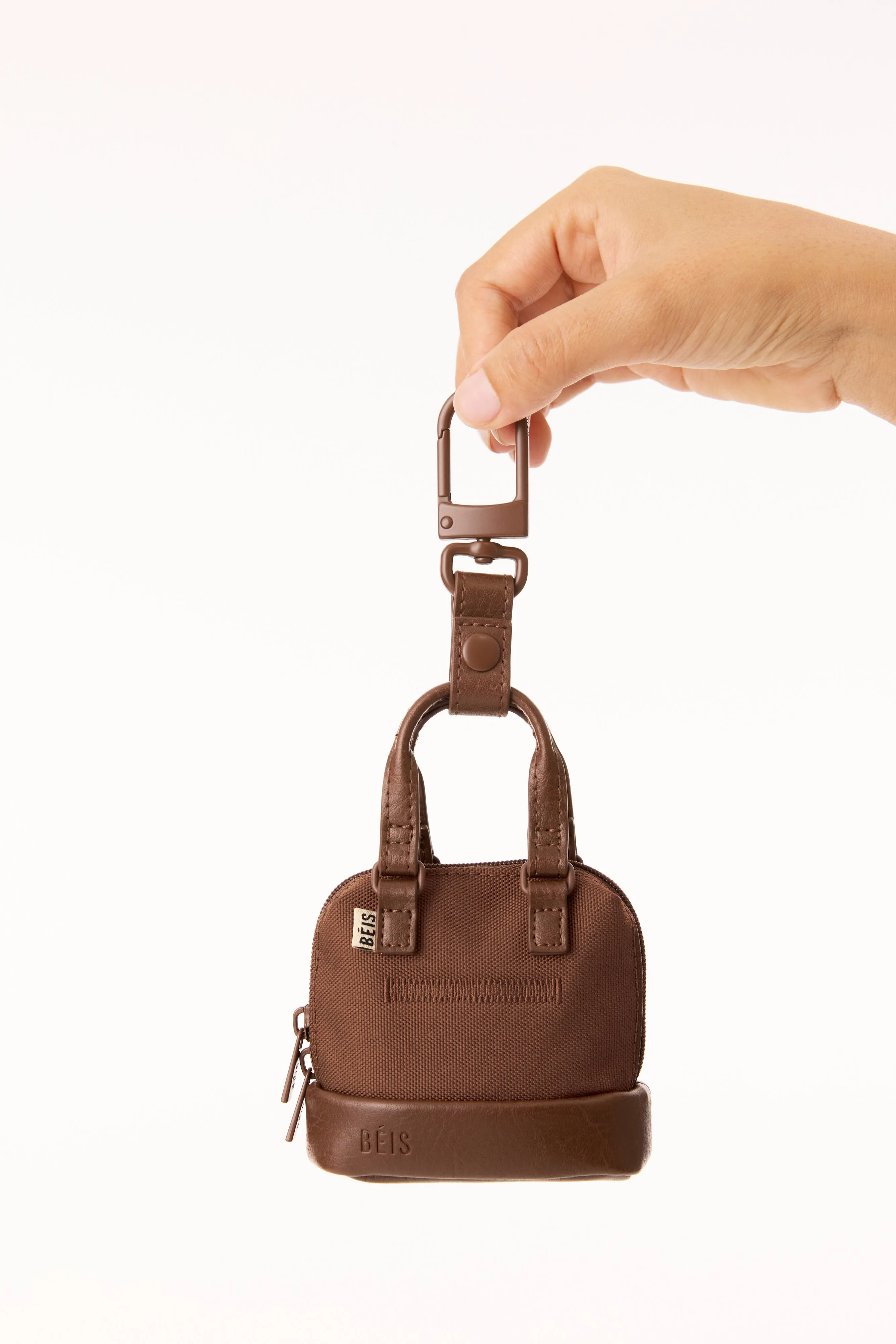 The Micro Weekender Charm in Maple sold by Beis product image thumbnail 3