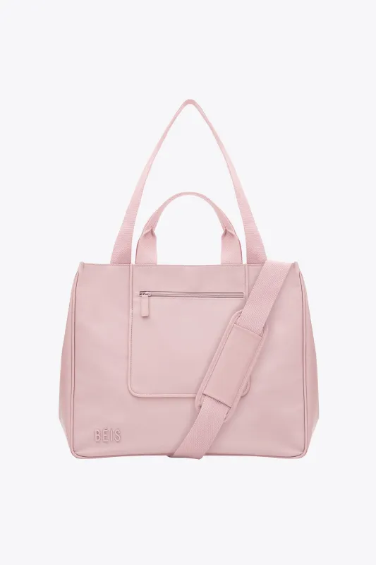 The East To West Tote in Atlas Pink made by Beis