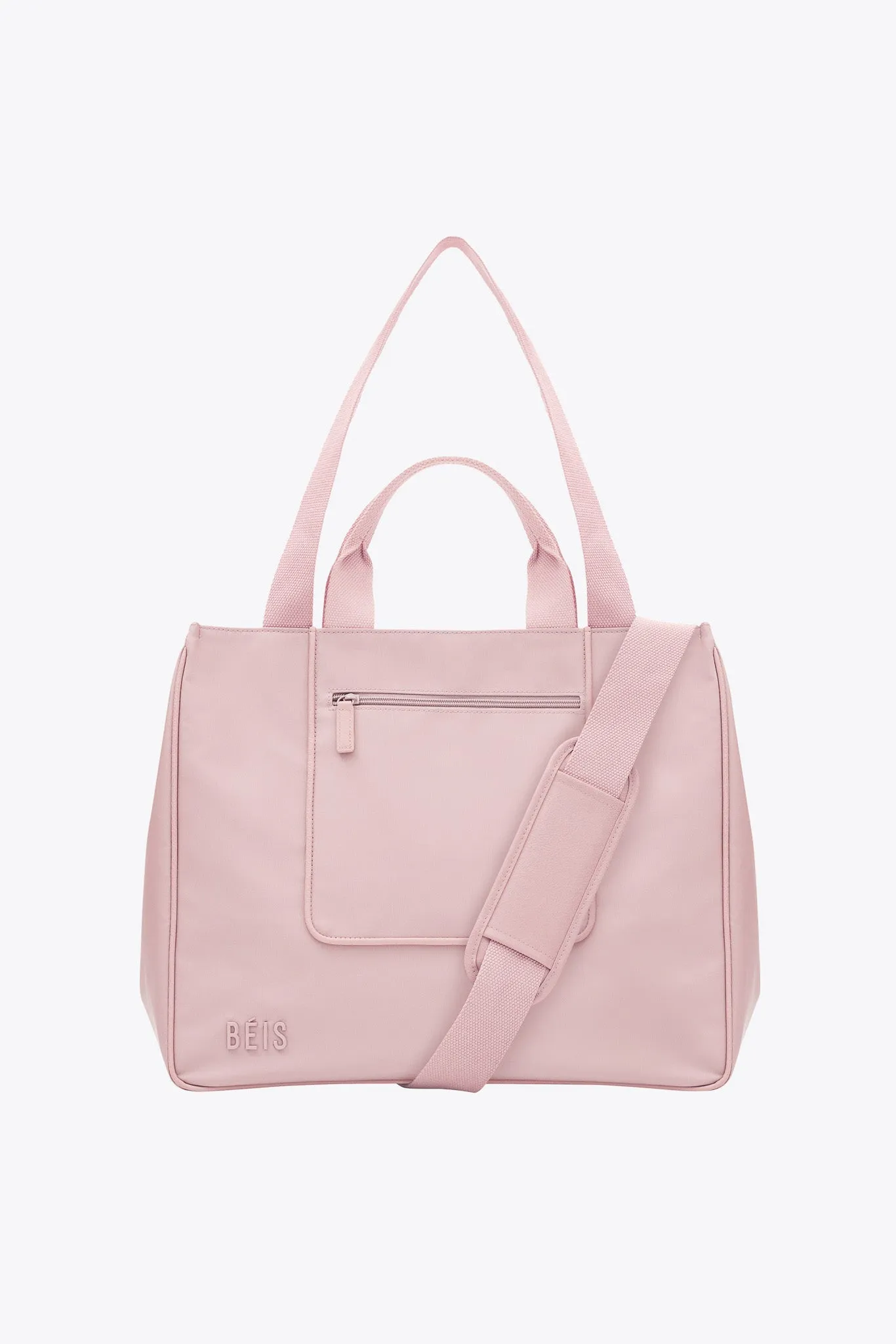 The East To West Tote in Atlas Pink sold by Beis