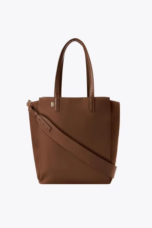 The Commuter Tote in Maple sold by Beis