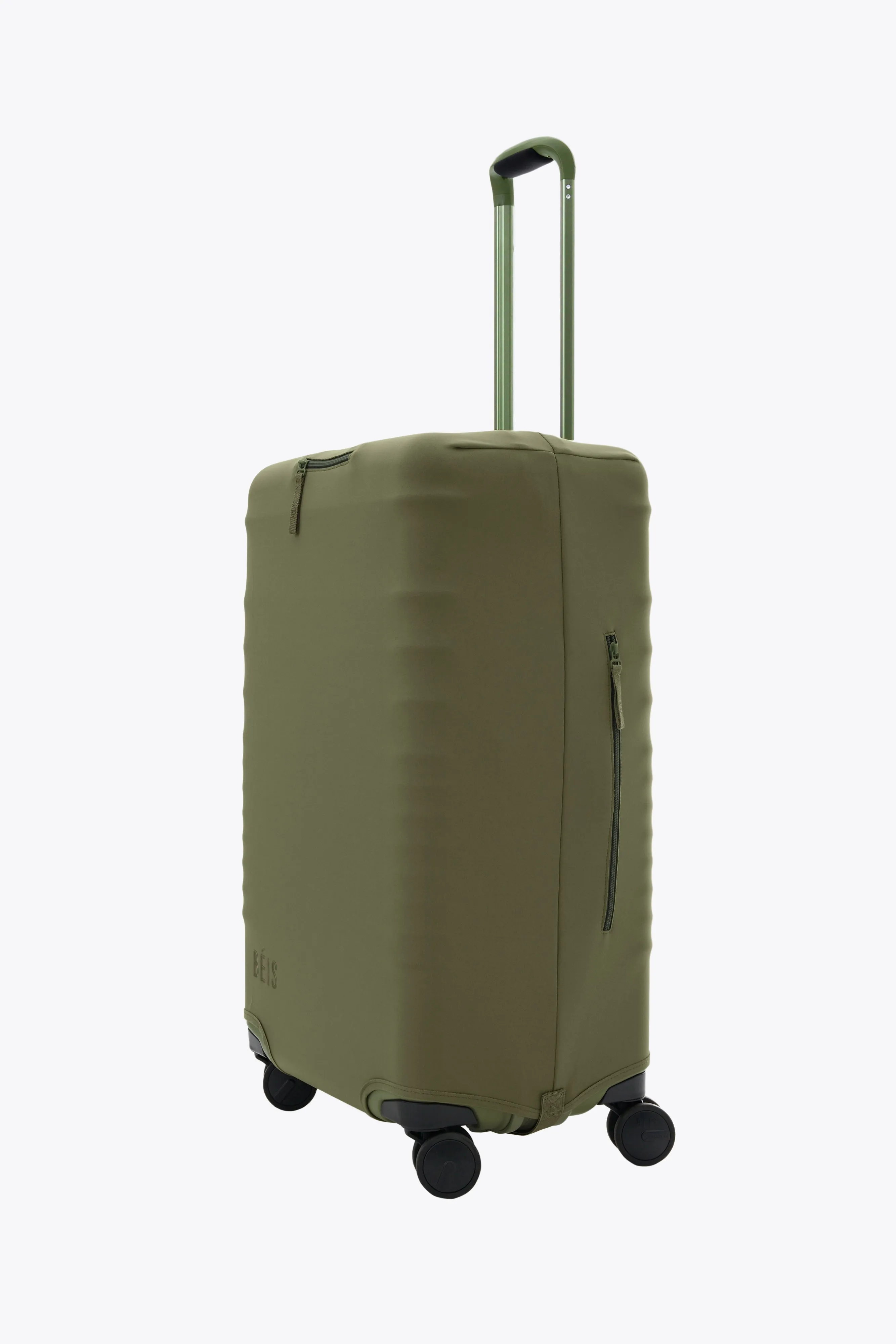 The Medium Check-In Luggage Cover in Olive sold by Beis product image thumbnail 3
