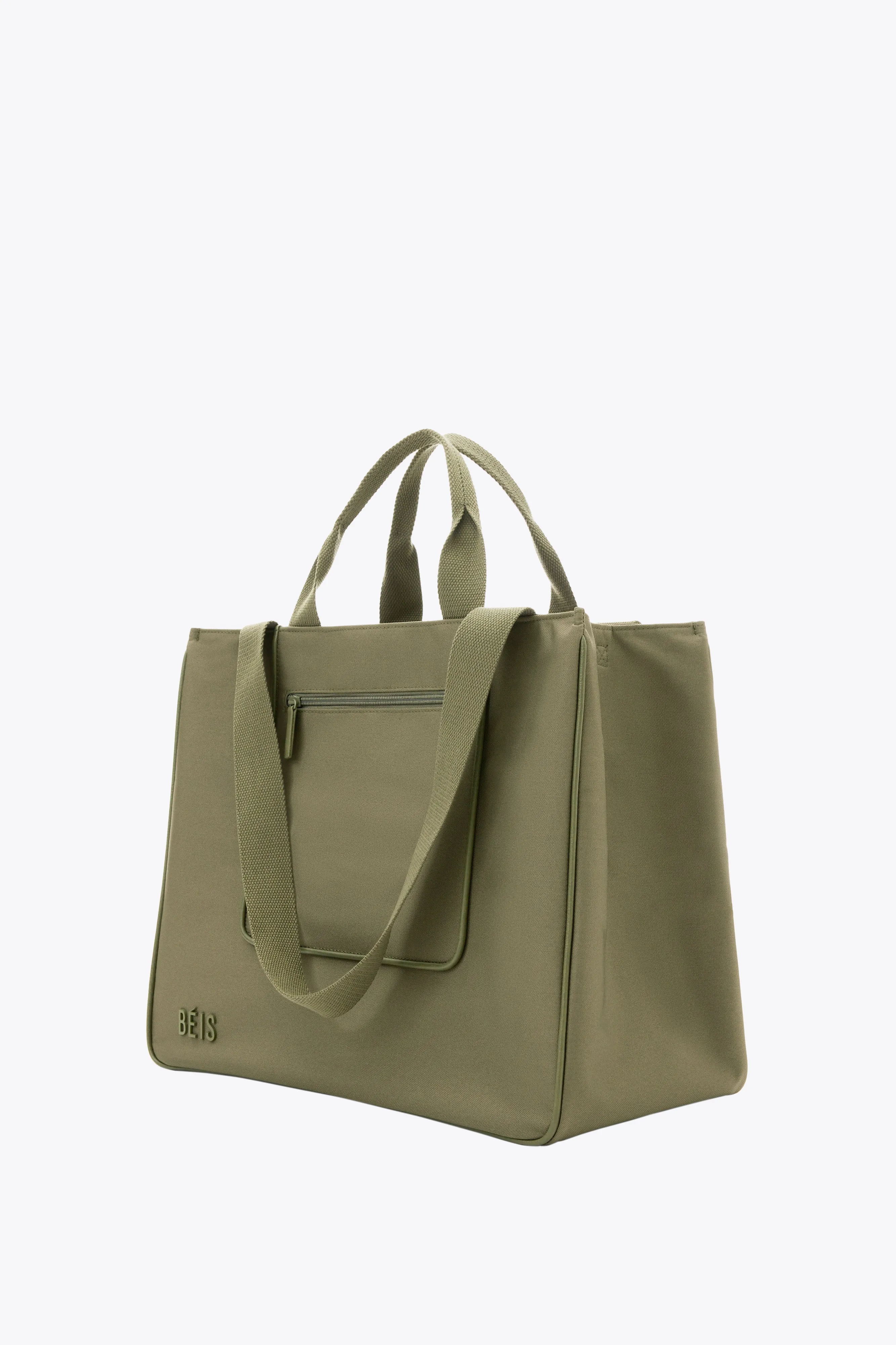 The East To West Tote in Olive sold by Beis product image thumbnail 2