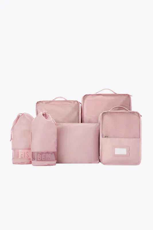 The Packing Cubes in Atlas Pink sold by Beis