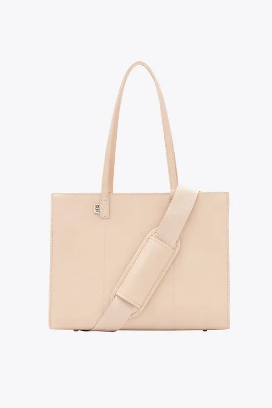 The Work Tote in Beige sold by Beis