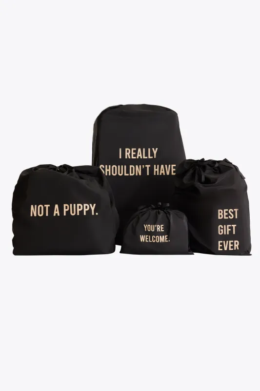 The Gift Bag in Black made by Beis