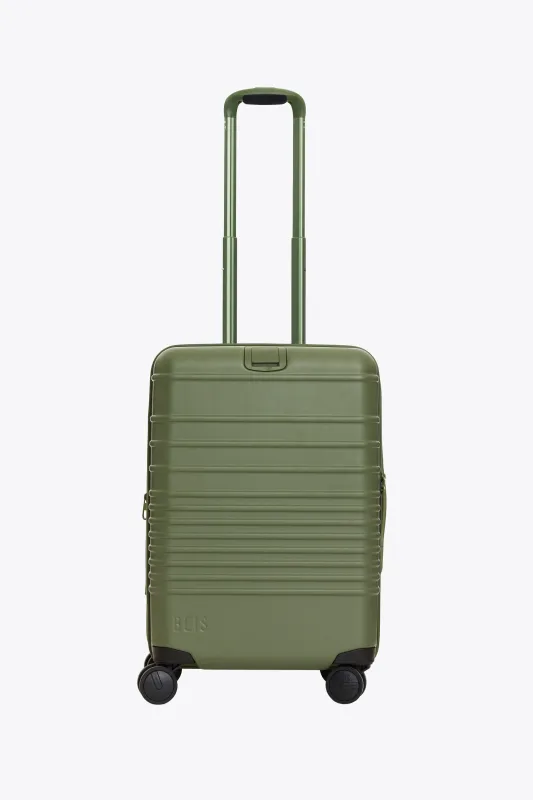 The Carry-On Roller in Olive sold by Beis