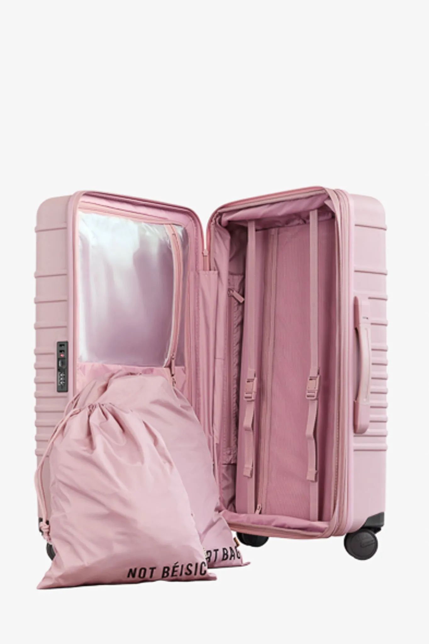 The Medium Check-In Roller in Atlas Pink sold by Beis product image thumbnail 5