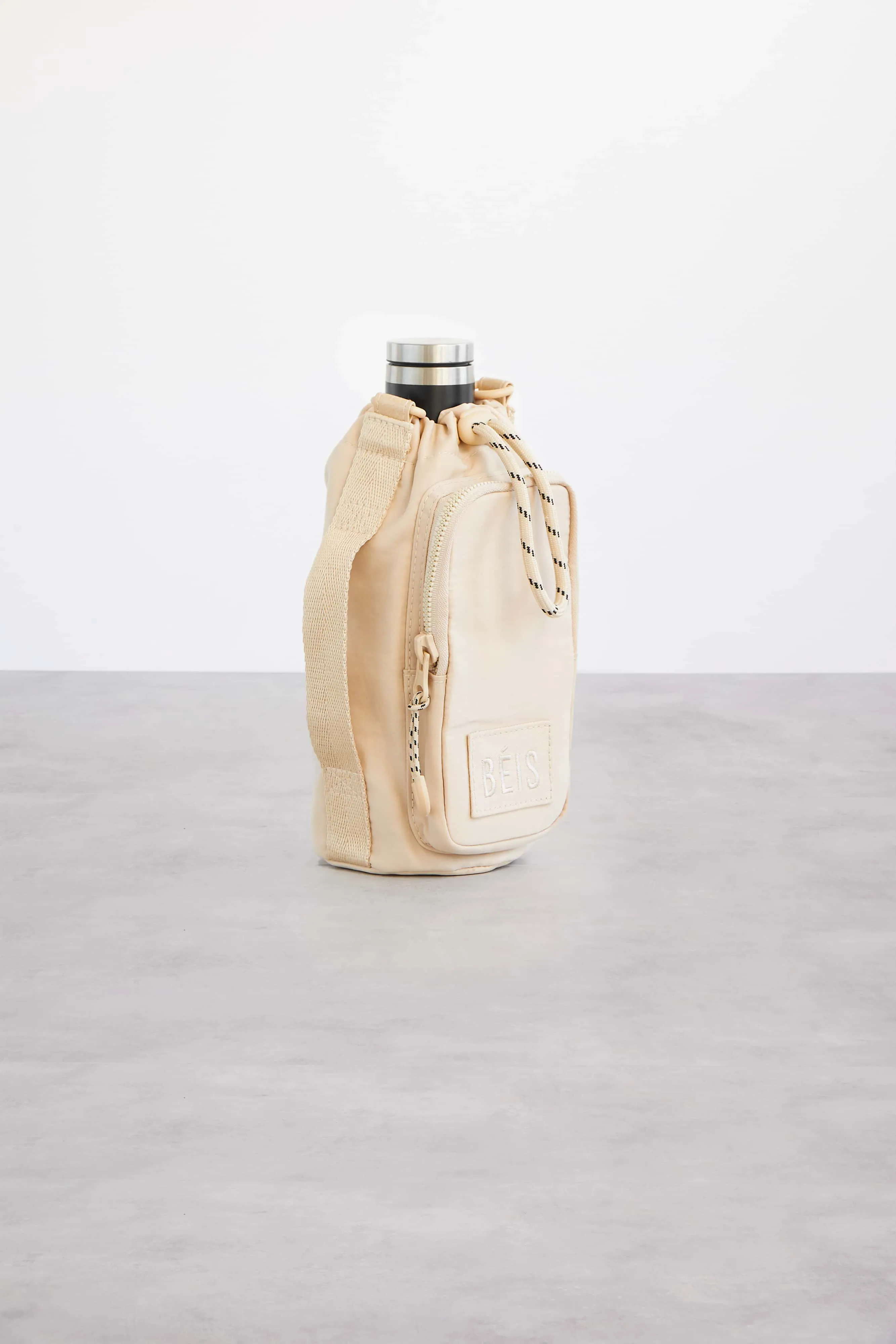 The Water Bottle Sling in Beige sold by Beis product image thumbnail 3