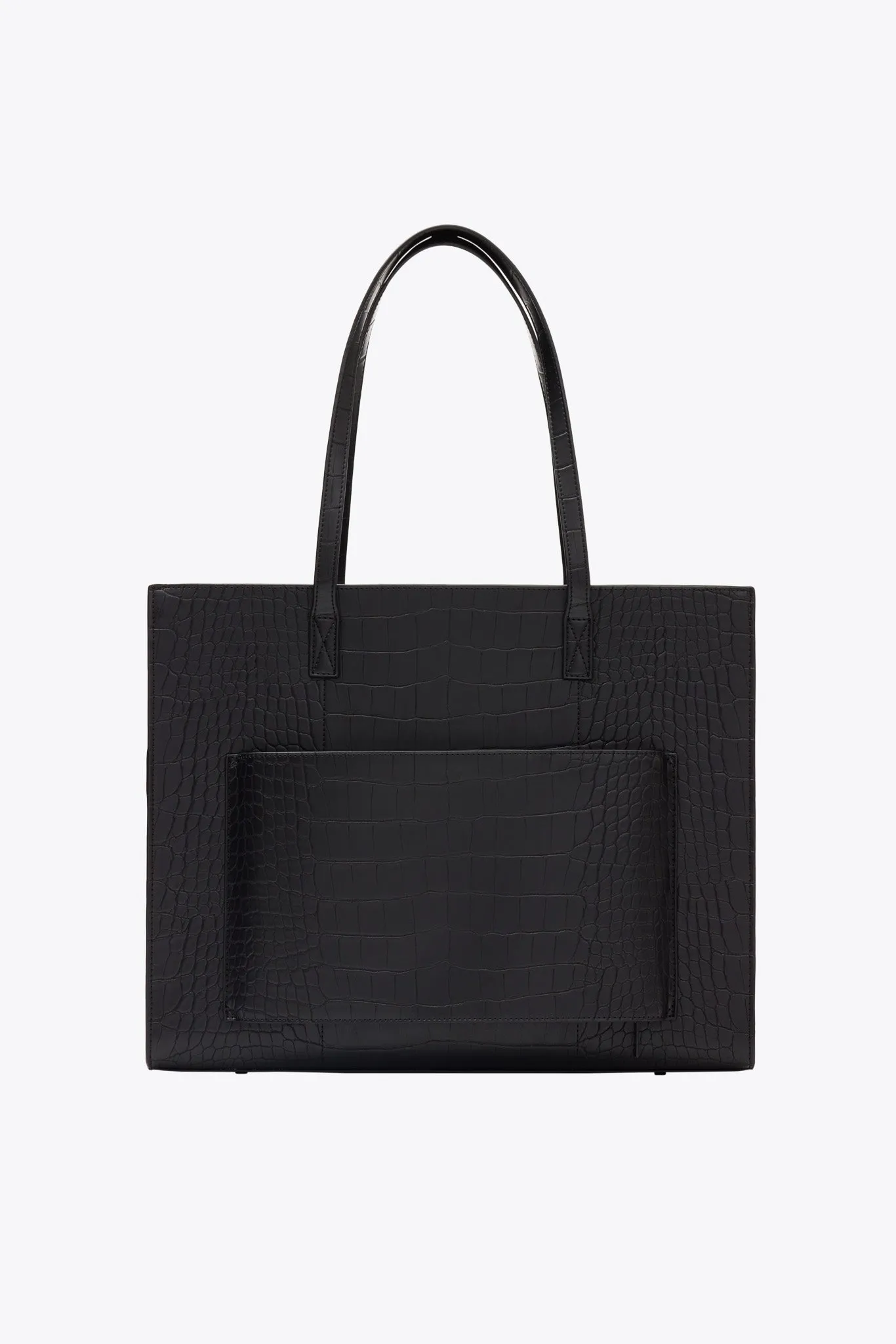 The Large Work Tote in Black Croc sold by Beis product image thumbnail 3