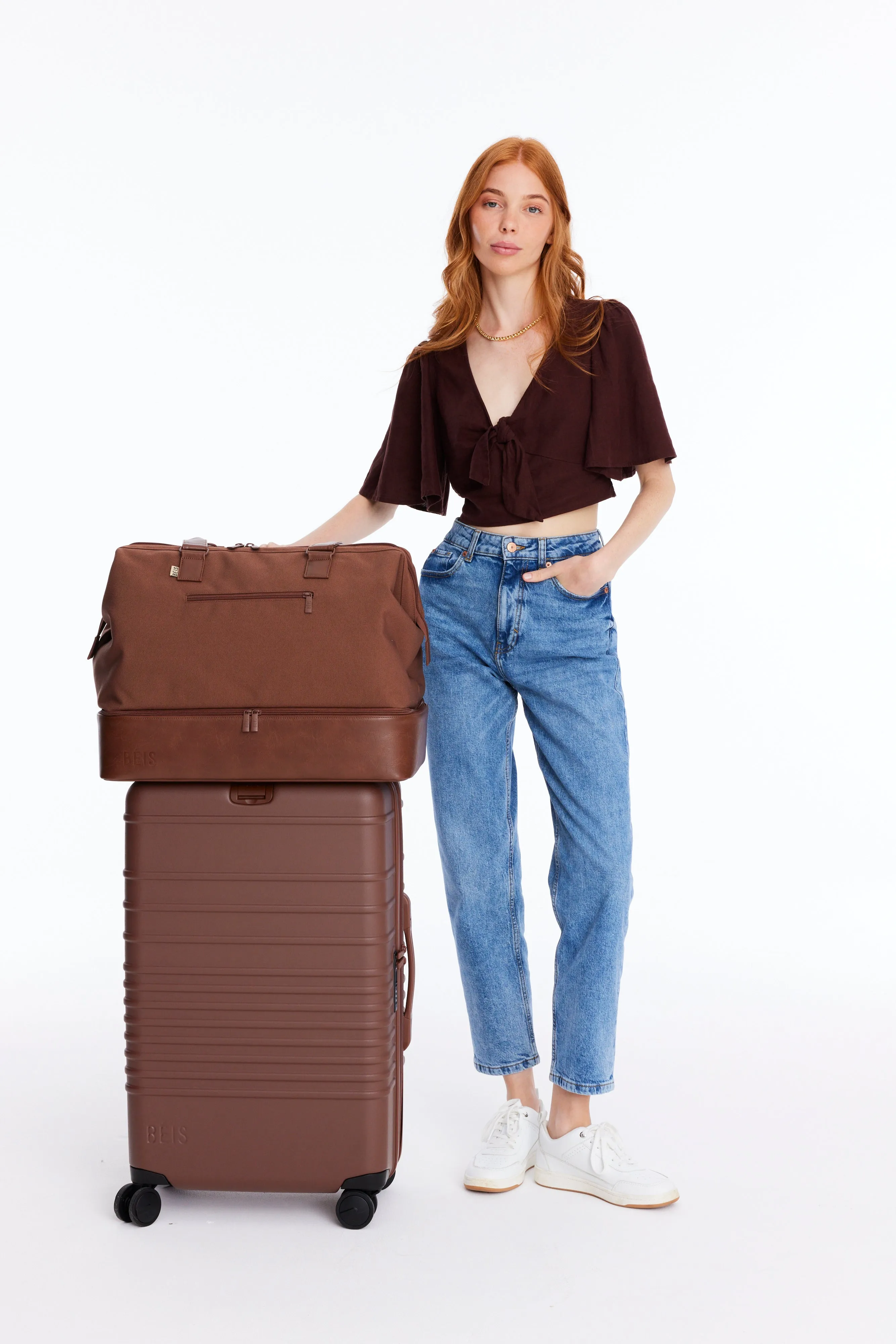 The Weekender in Maple sold by Beis product image thumbnail 4