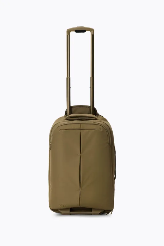 The Pro Rolling Backpack in Khaki sold by Beis