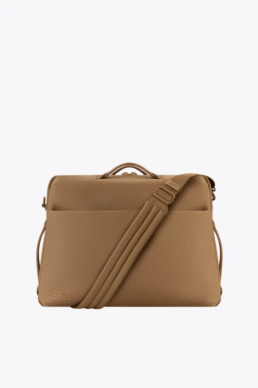 The Ultimate Travel Duffle in Camel sold by Beis