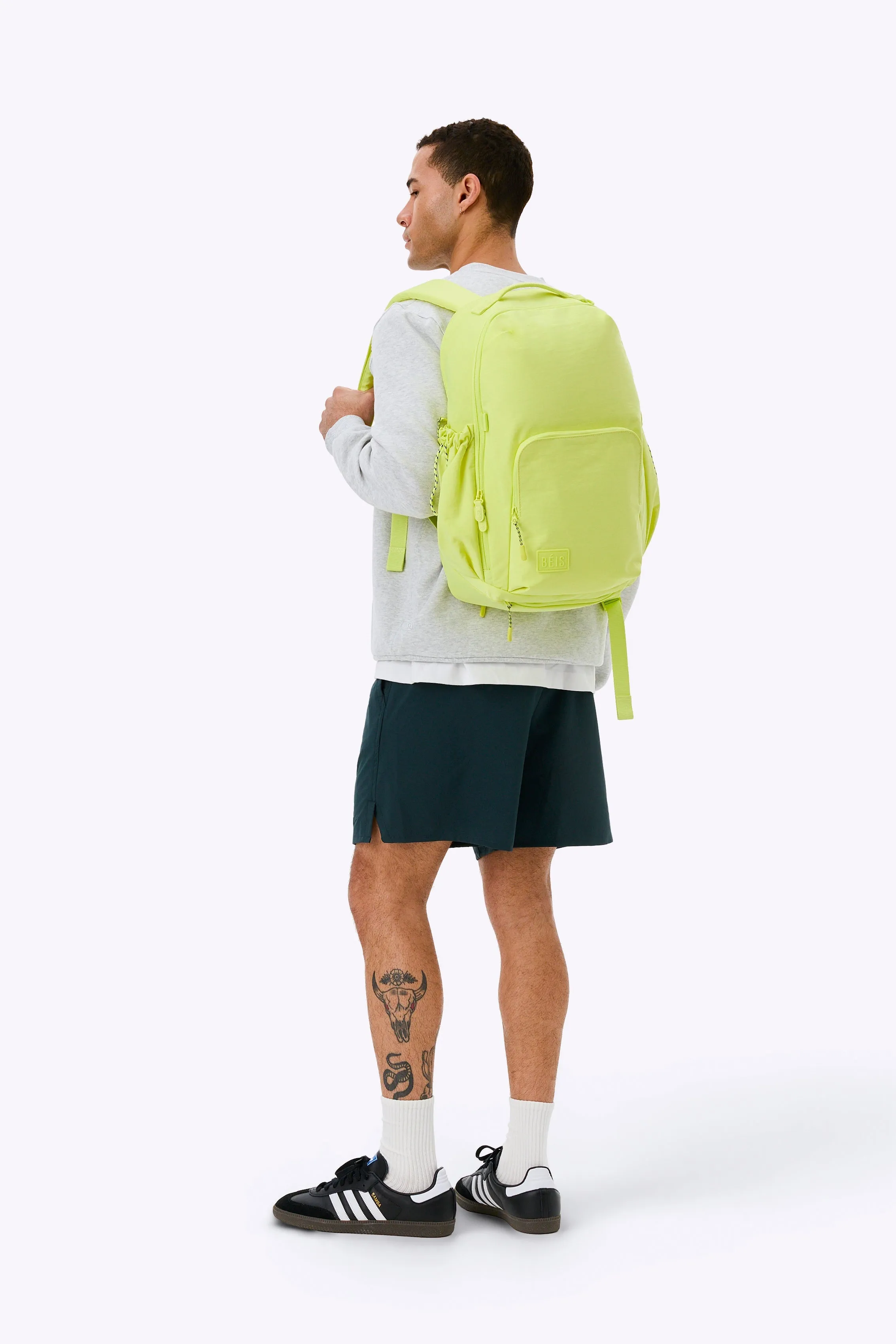 The North To South Backpack in Limone sold by Beis product image thumbnail 5