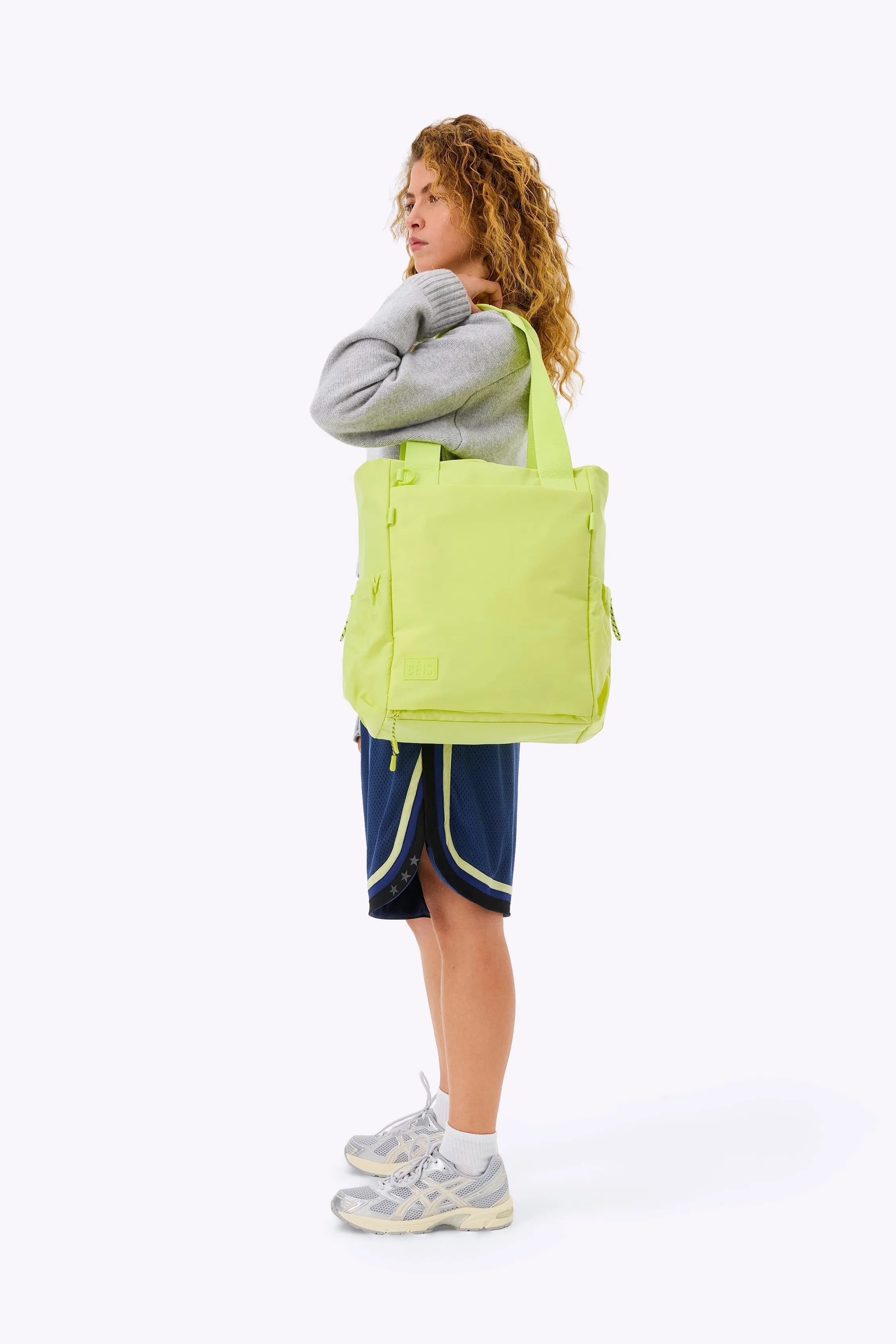 The Sport Tote in Limone sold by Beis product image thumbnail 5
