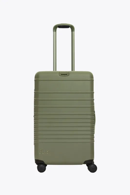 The Medium Check-In Roller in Olive sold by Beis