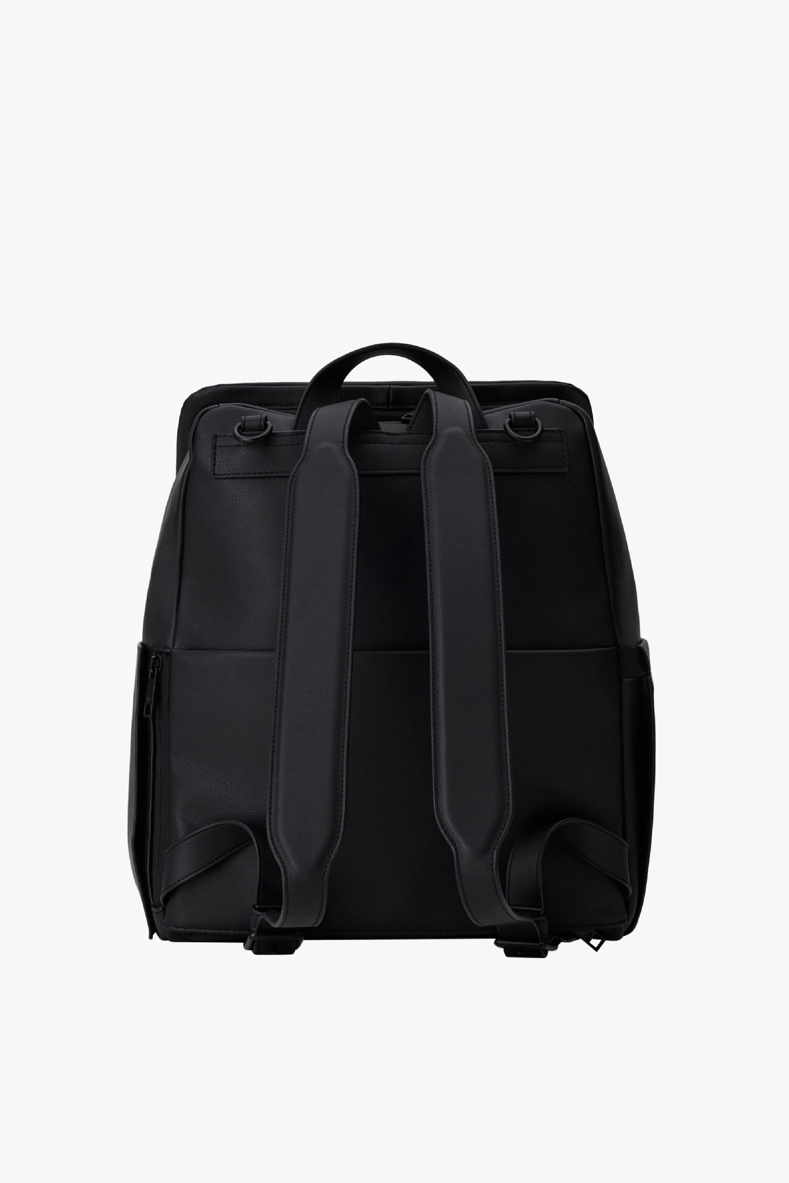 The Everyday Diaper Backpack in Black Vegan Leather sold by Beis product image thumbnail 3