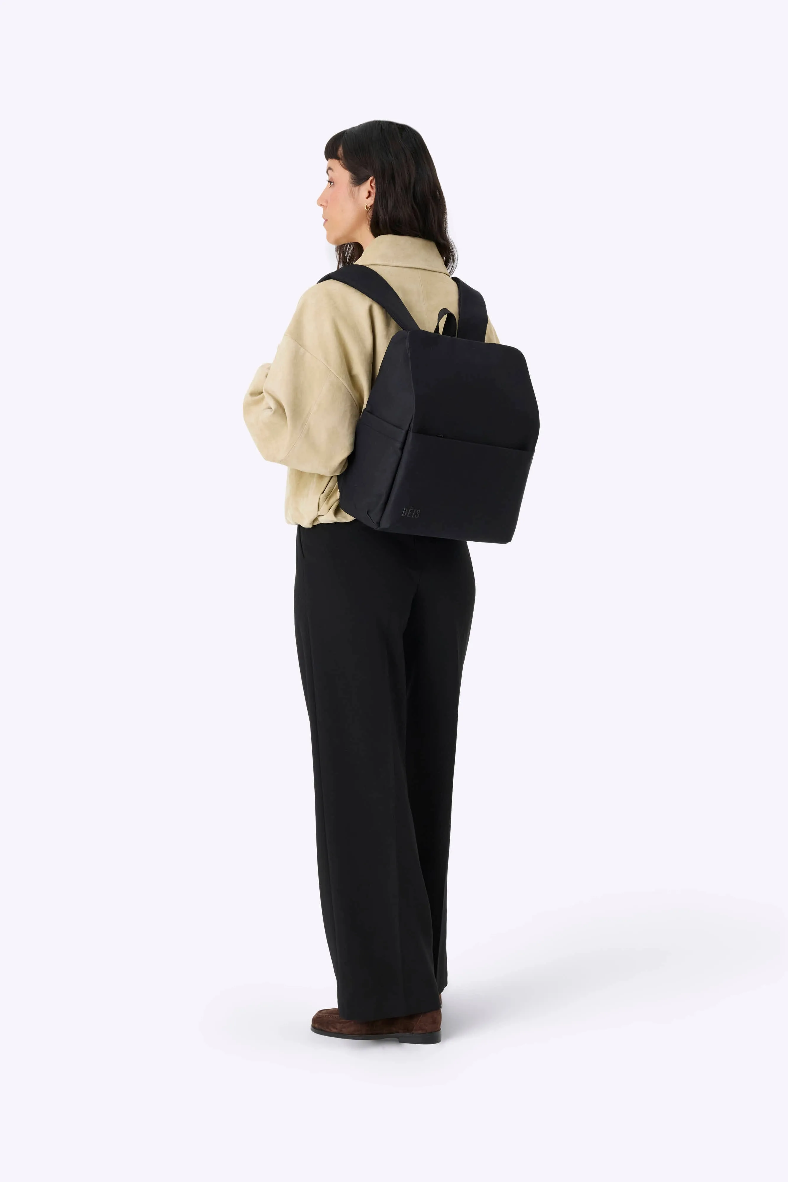 The Everyday Diaper Backpack in Black Nylon sold by Beis product image thumbnail 4