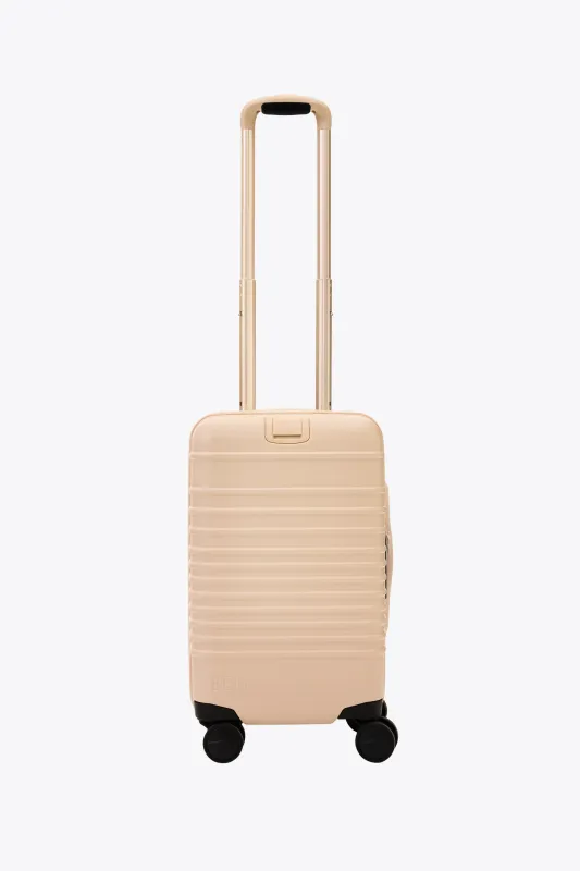 The Small Carry-On Roller in Beige made by Beis