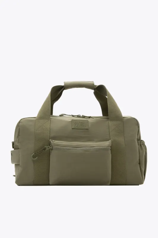 The Sport Duffle Backpack in Olive made by Beis