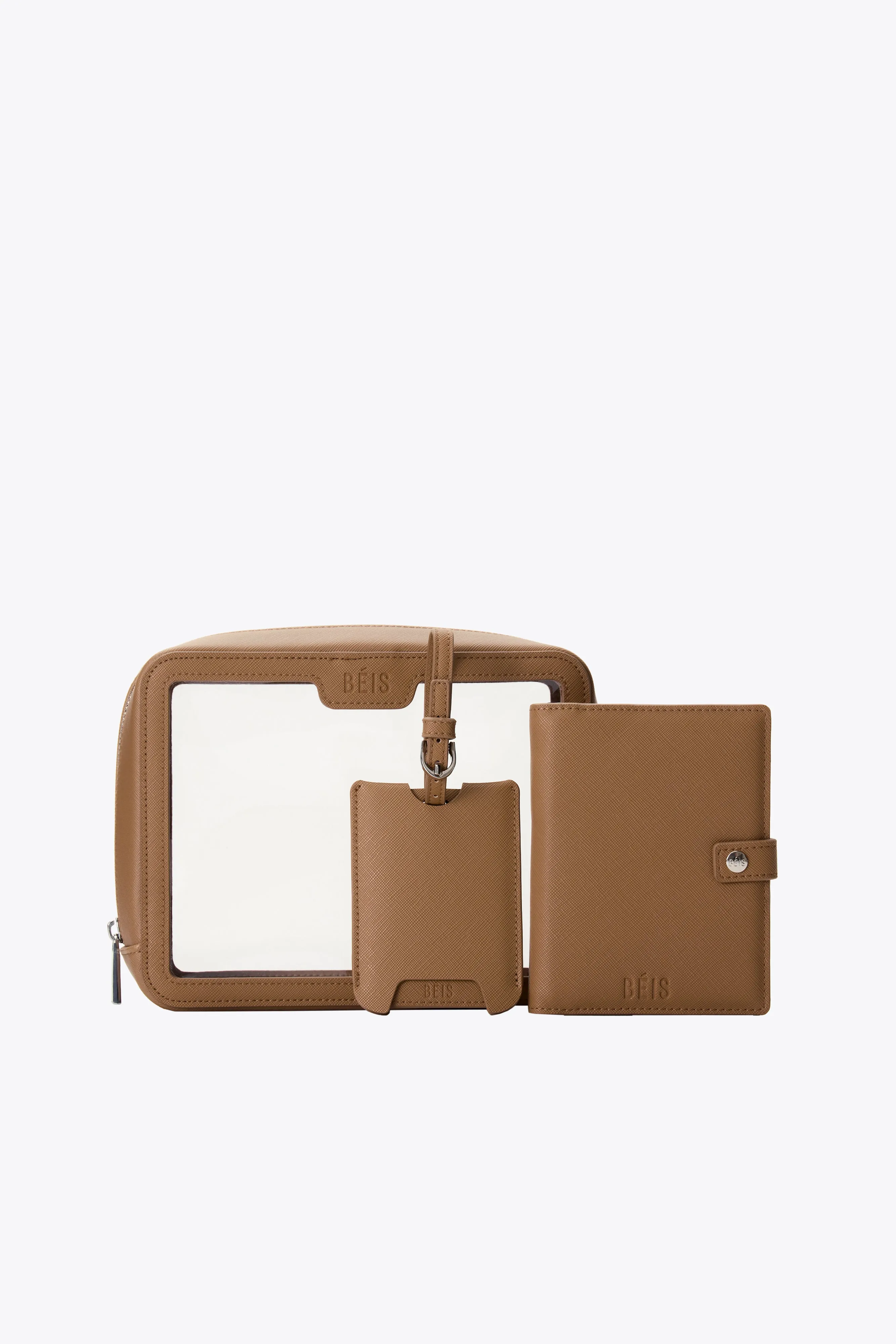 The Passport & Luggage Tag Set in Camel sold by Beis product image thumbnail 2