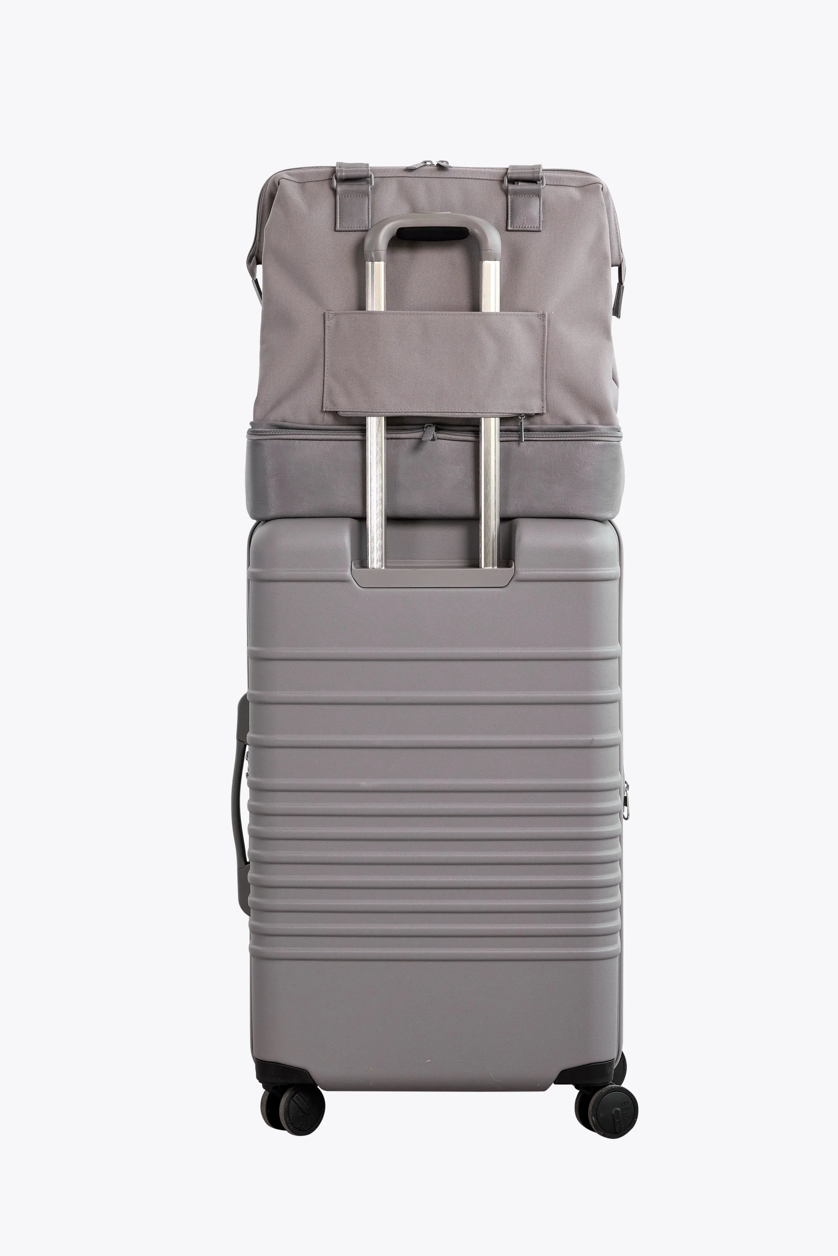 The Convertible Mini Weekender in Grey sold by Beis product image thumbnail 4
