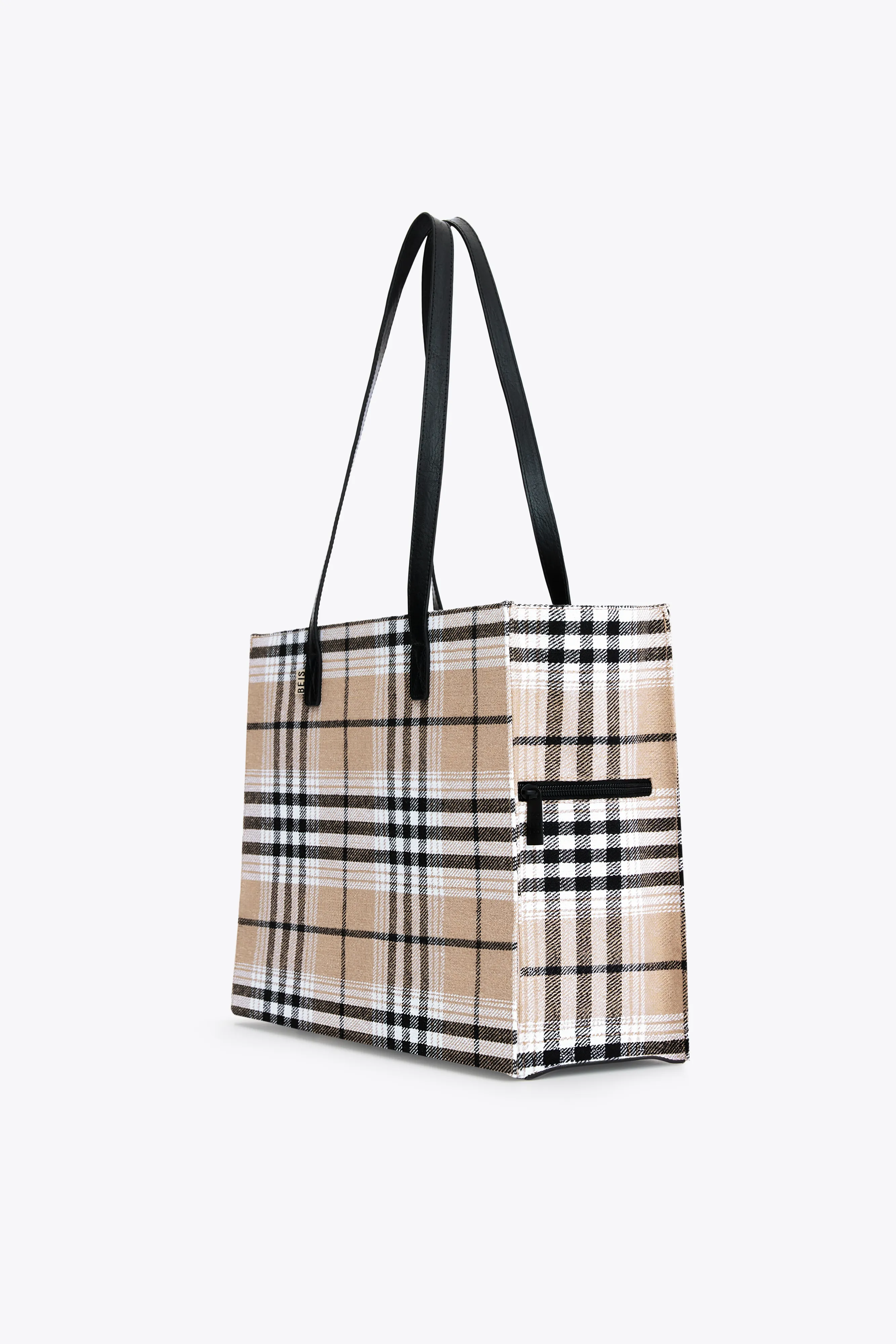 The Work Tote in Plaid sold by Beis product image thumbnail 2