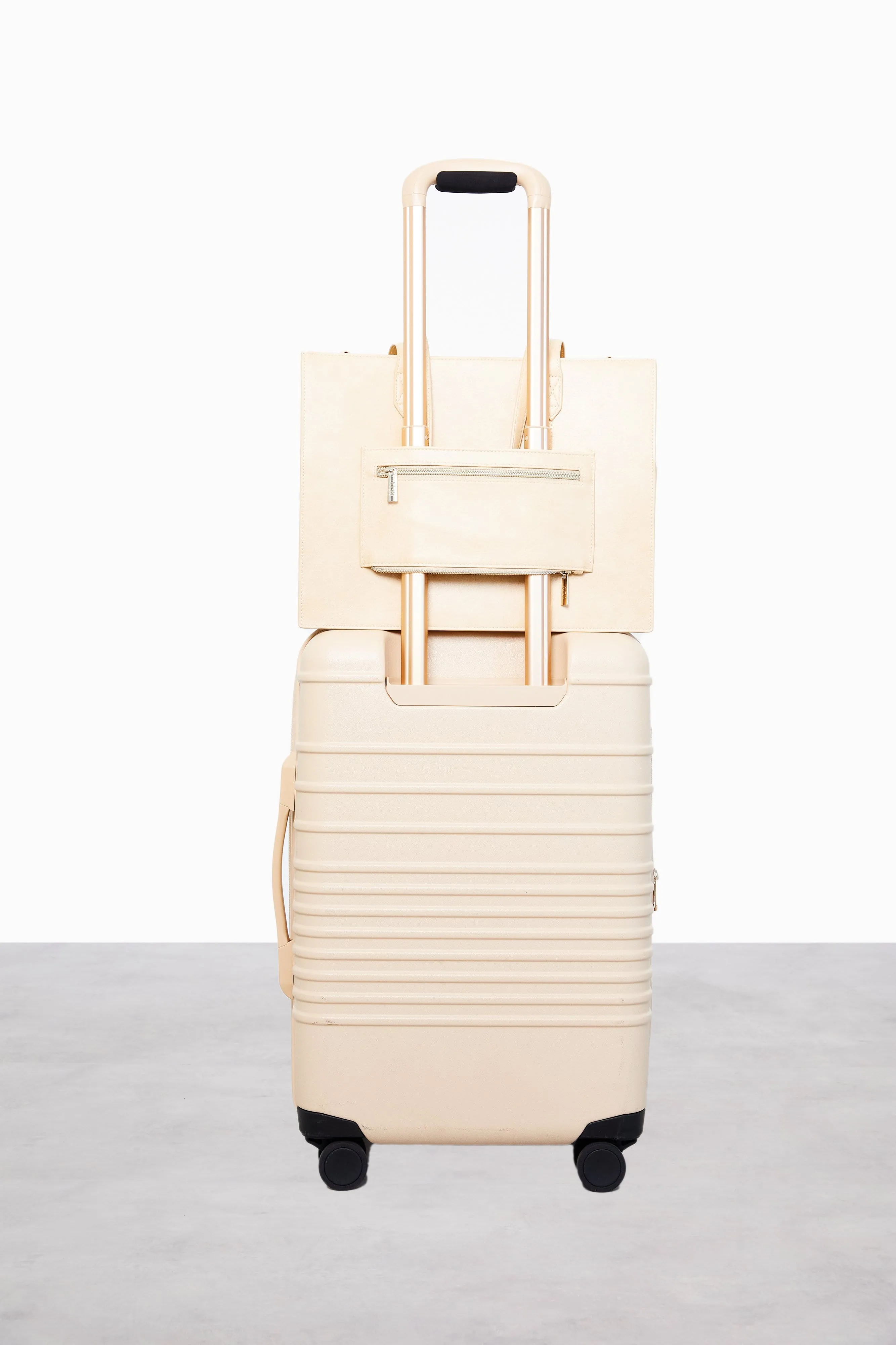 The Work Tote in Beige sold by Beis product image thumbnail 5