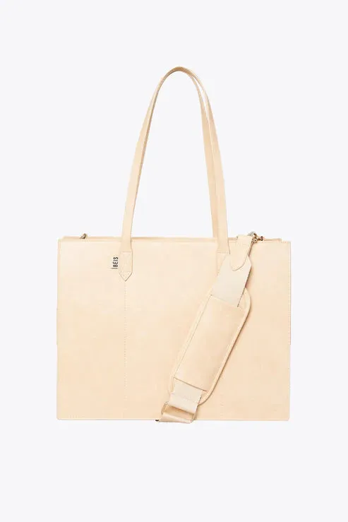 The Work Tote in Beige sold by Beis