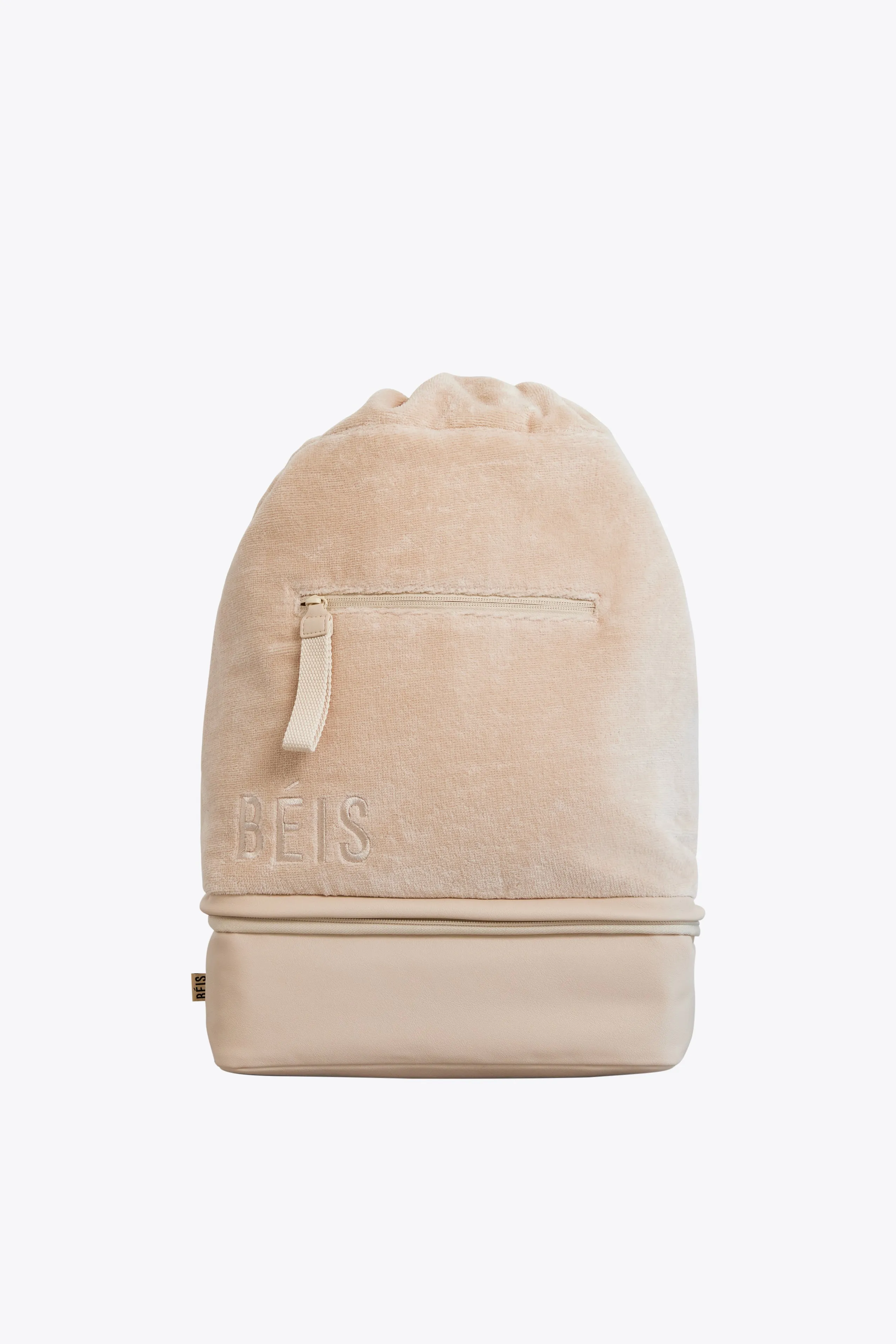 The Terry Backpack Cooler in Beige sold by Beis