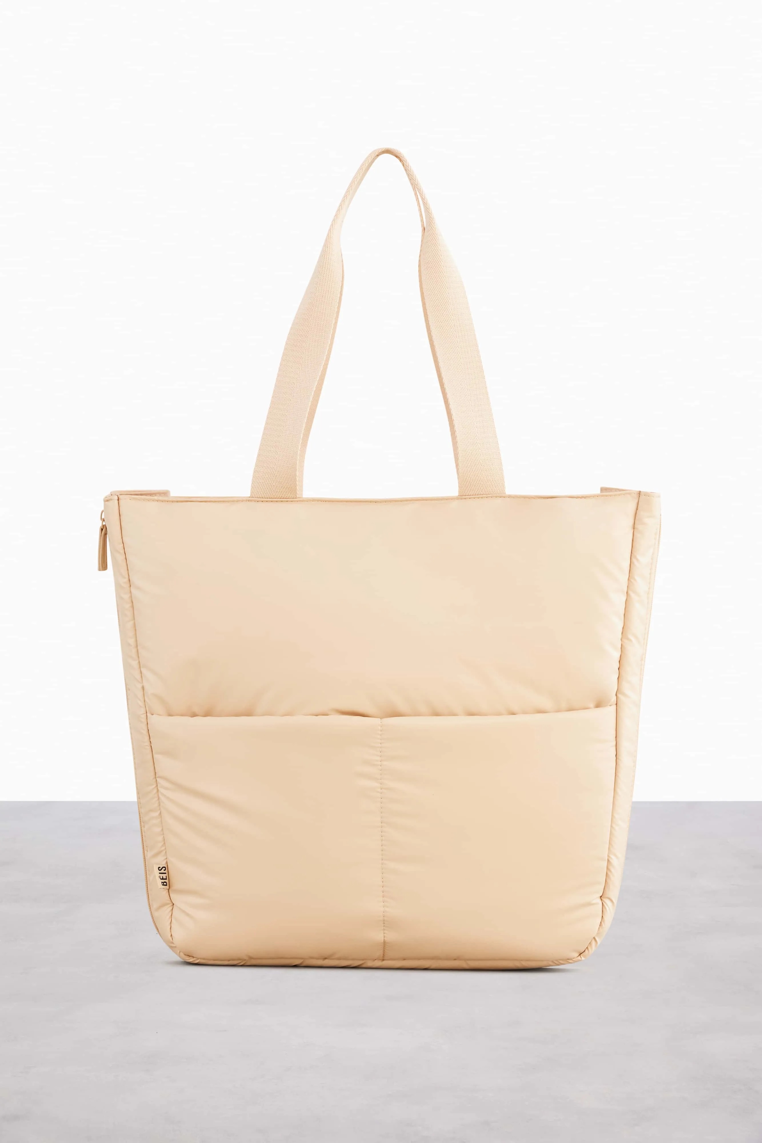 The Expandable Tote in Beige sold by Beis product image thumbnail 2
