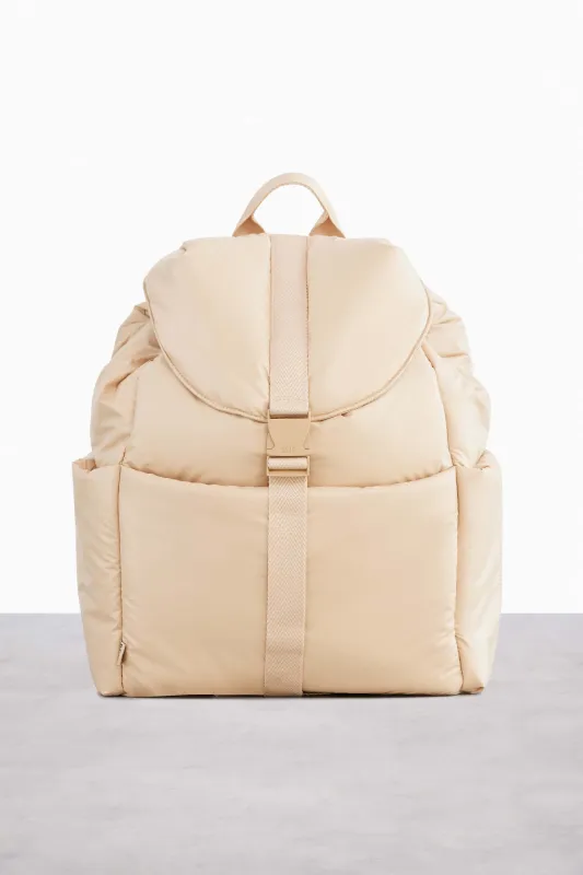 The Cargo Backpack in Beige made by Beis