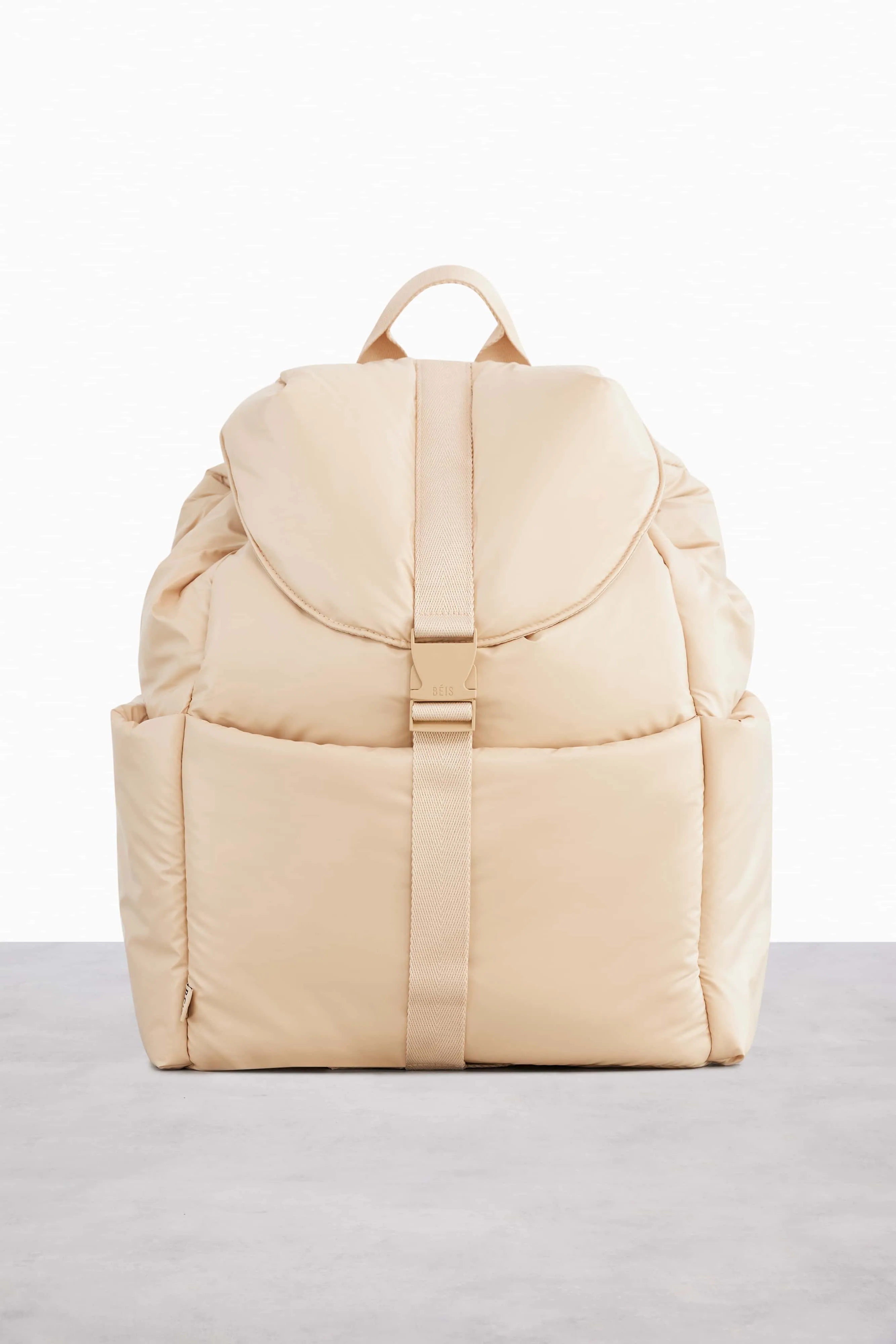 The Cargo Backpack in Beige sold by Beis