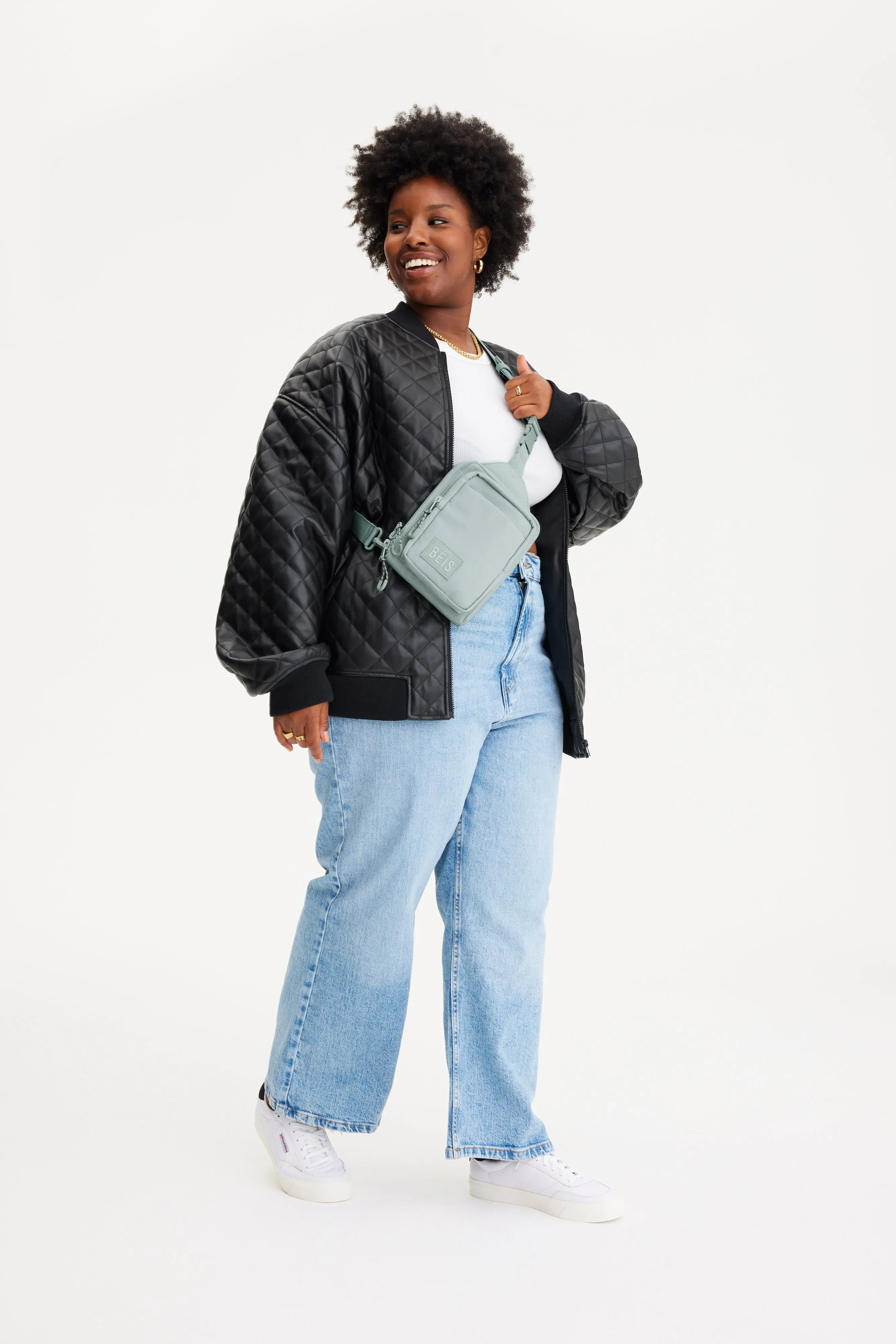 The Sport Sling in Slate sold by Beis product image thumbnail 5