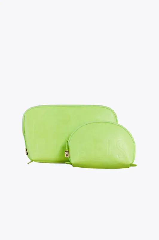 The Cosmetic Pouch Set in Citron made by Beis