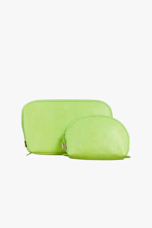 The Cosmetic Pouch Set in Citron sold by Beis